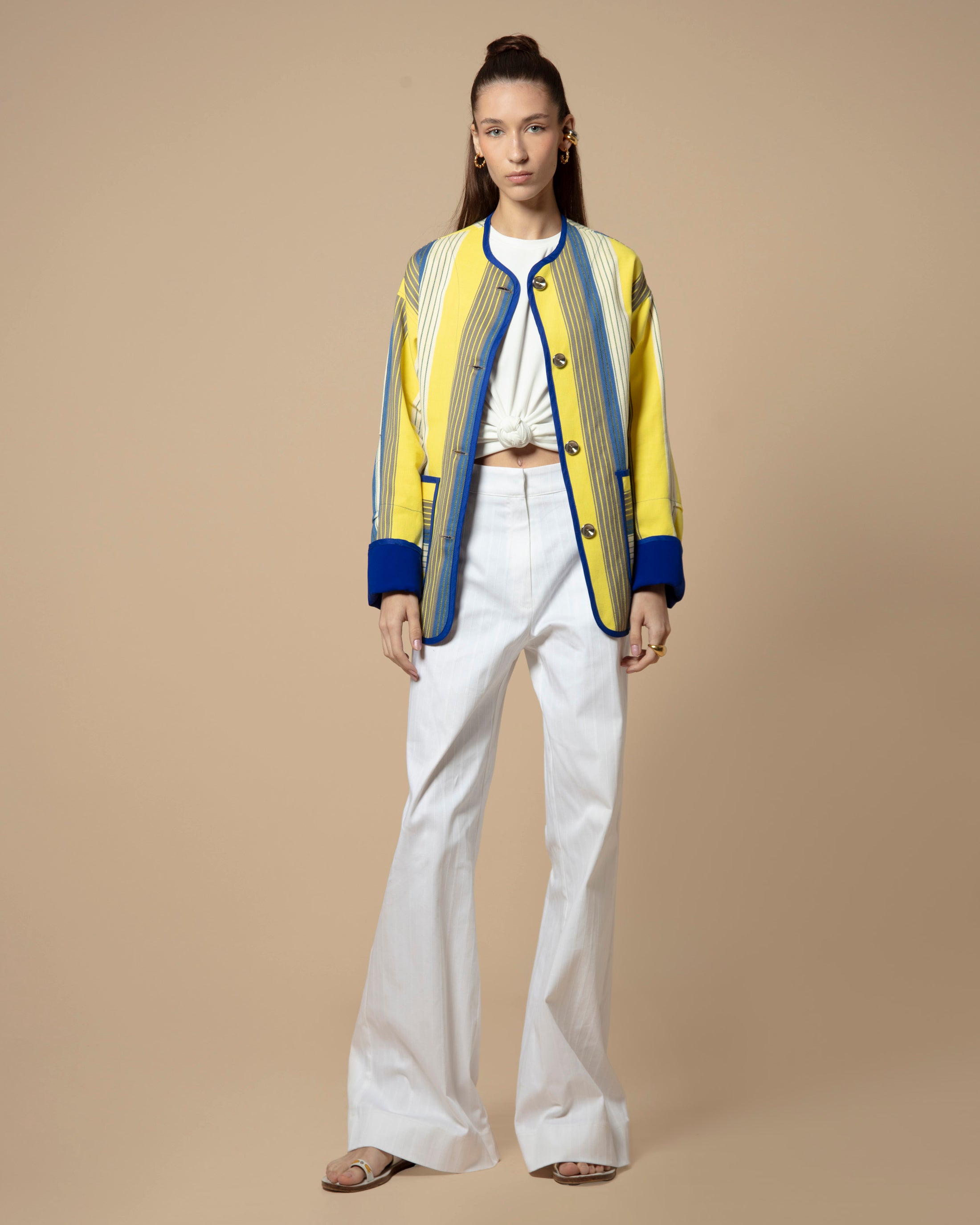 MAGO PANTS JEANS WHITE