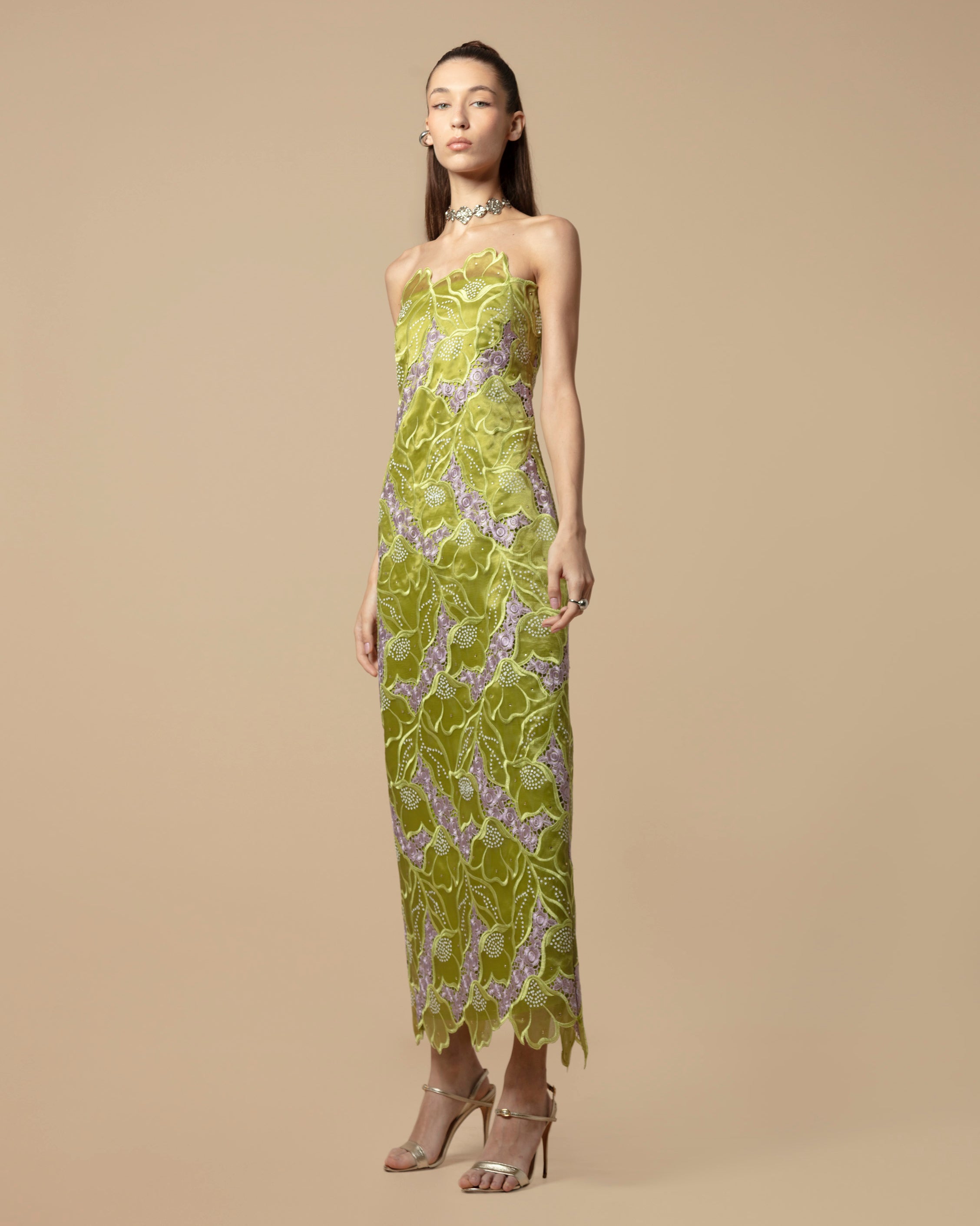 AUREVIA DRESS PISTACHE