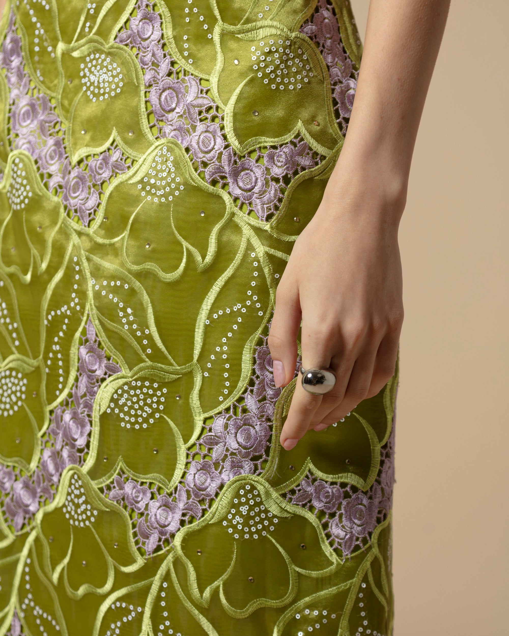 AUREVIA DRESS PISTACHE
