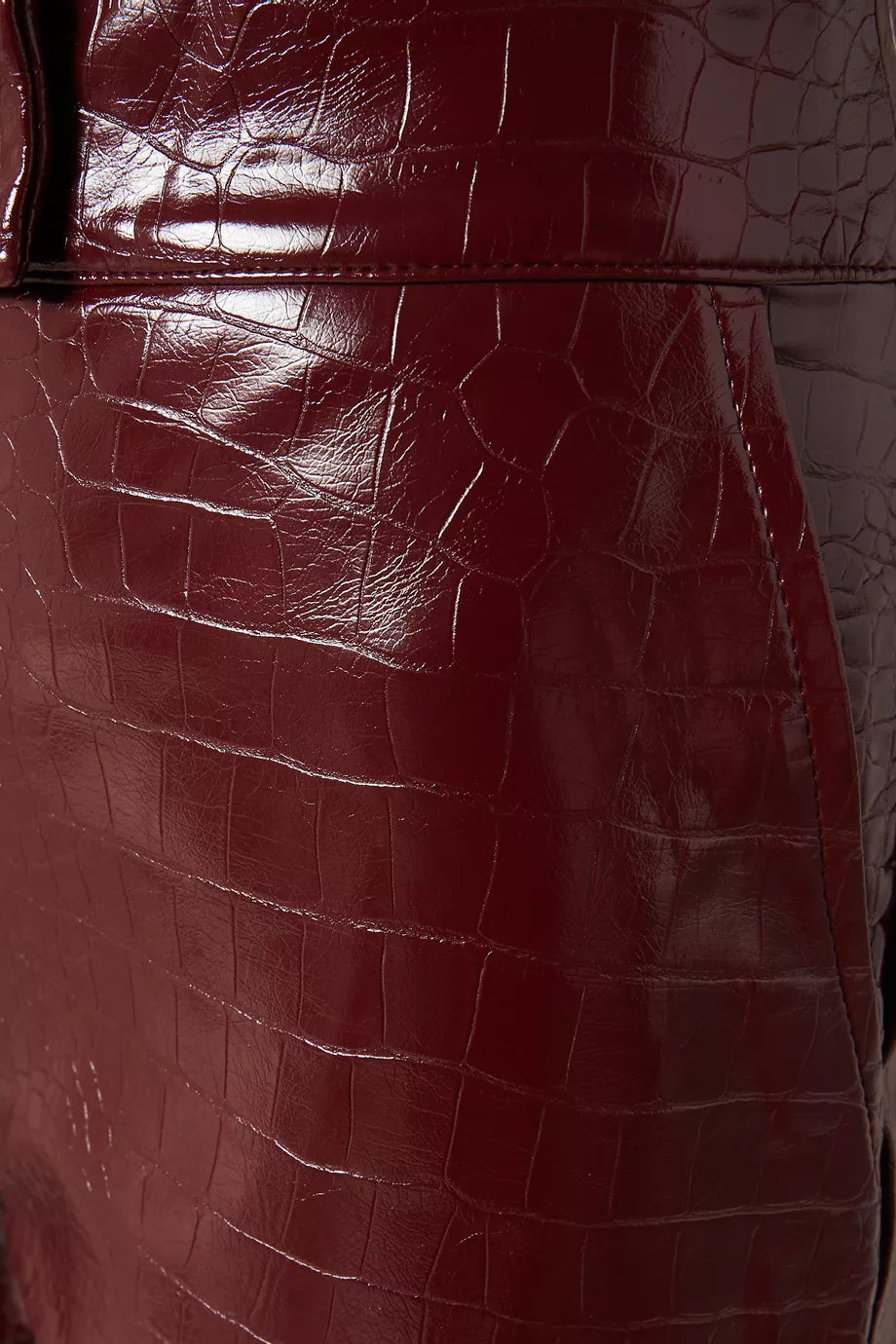 LIONA PANTS CROCO WINE