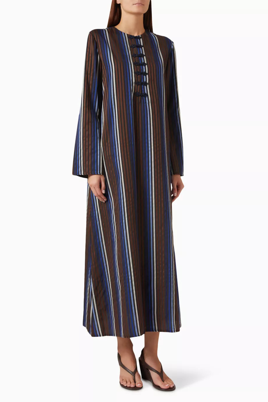 LUEUR DRESS RAYE TRICOLOR