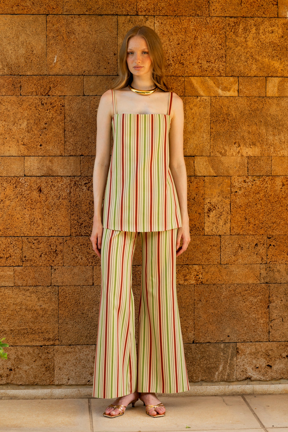SELENE SET LIN RAYE MULTICOLOR