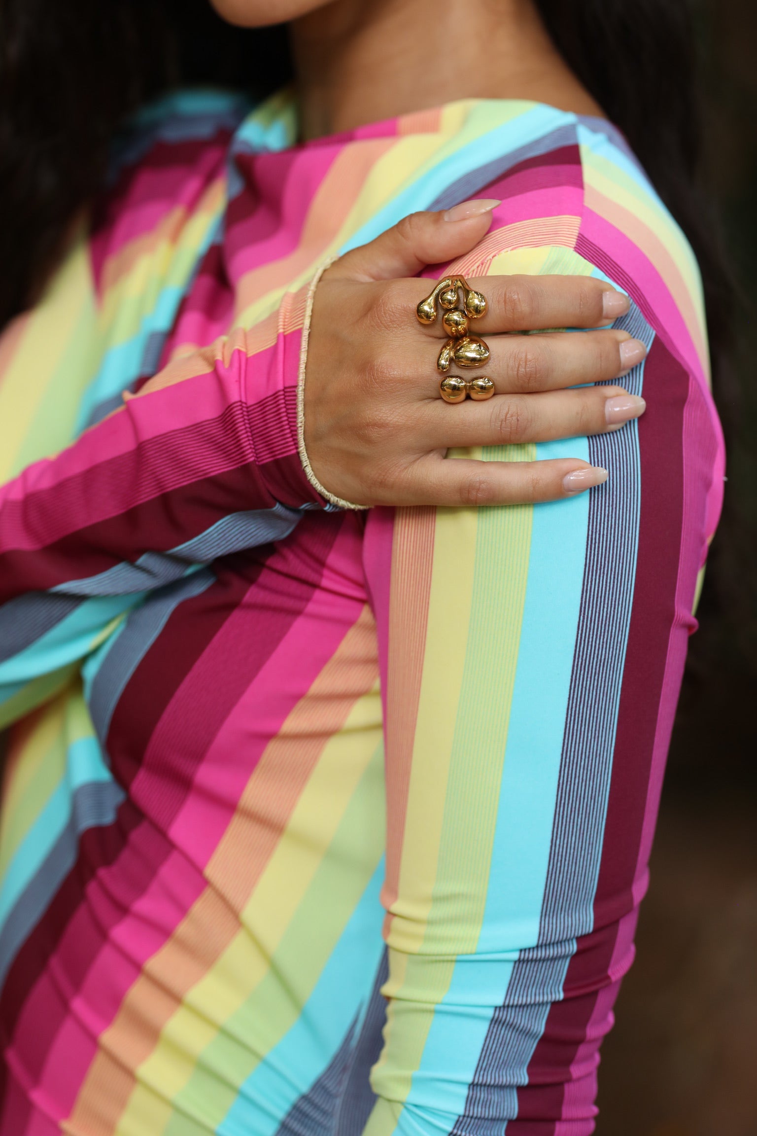 DROPLET RING GOLD