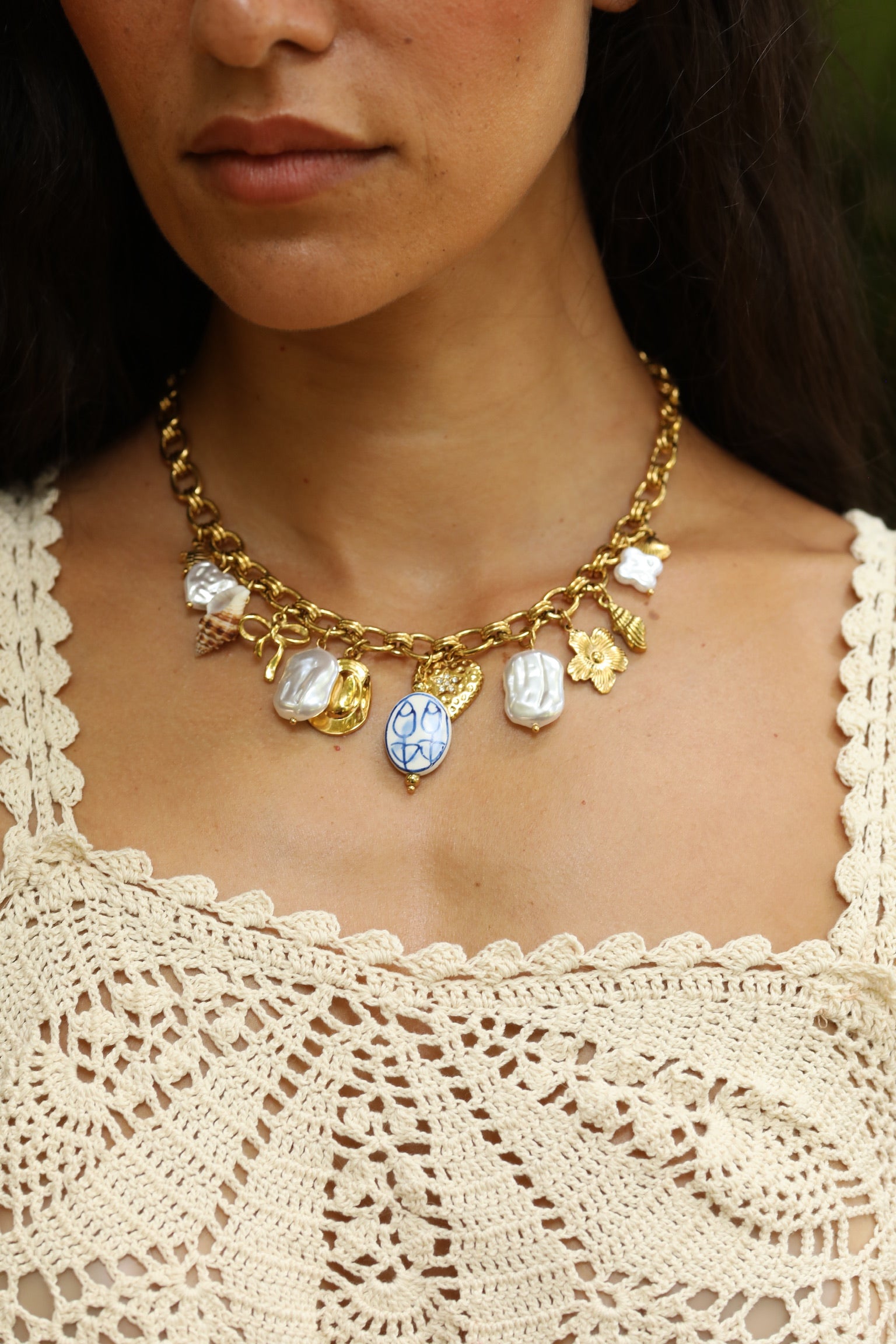 TREASURE CHARMS NECKLACE