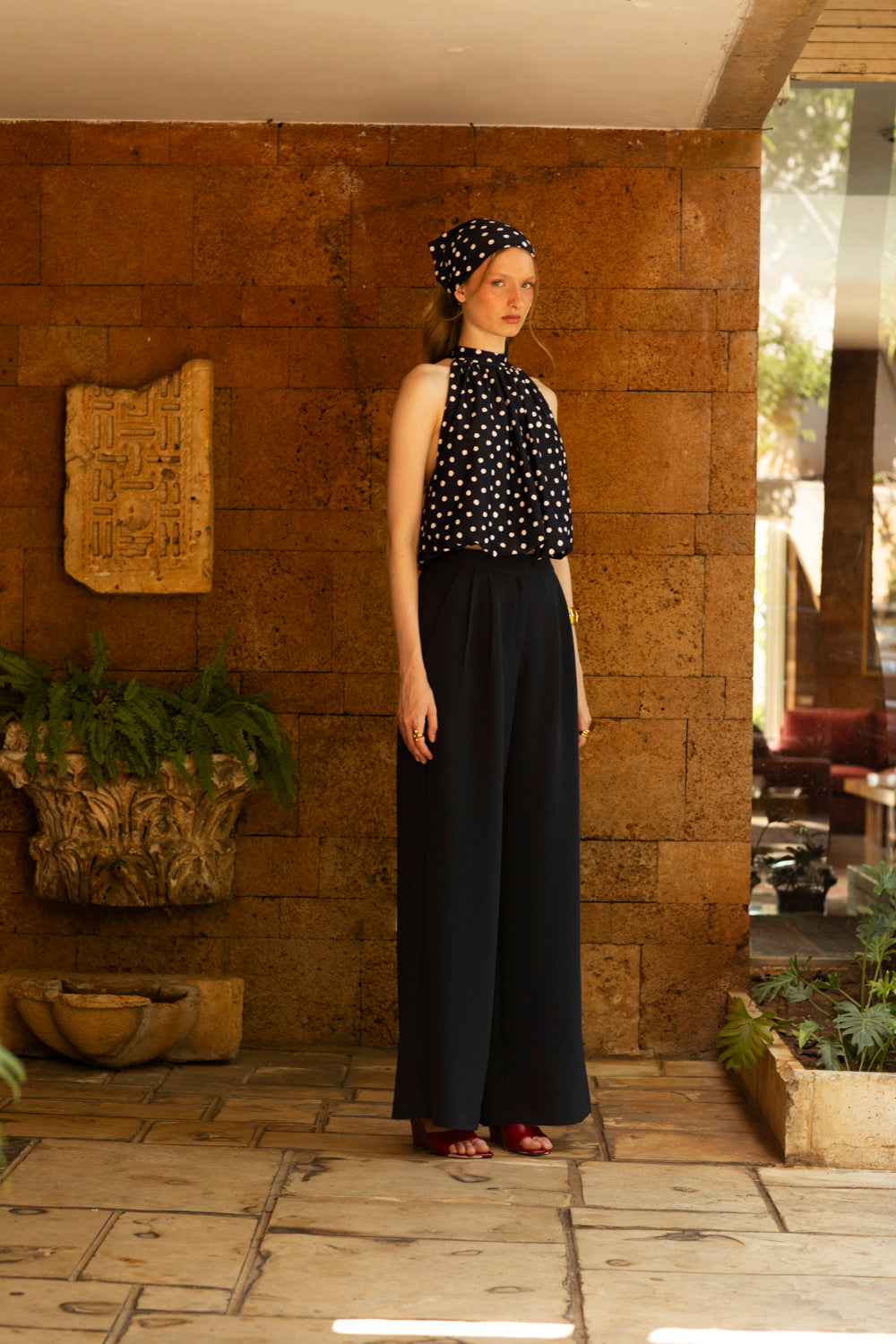 LUZ PANTS NAVY BLUE