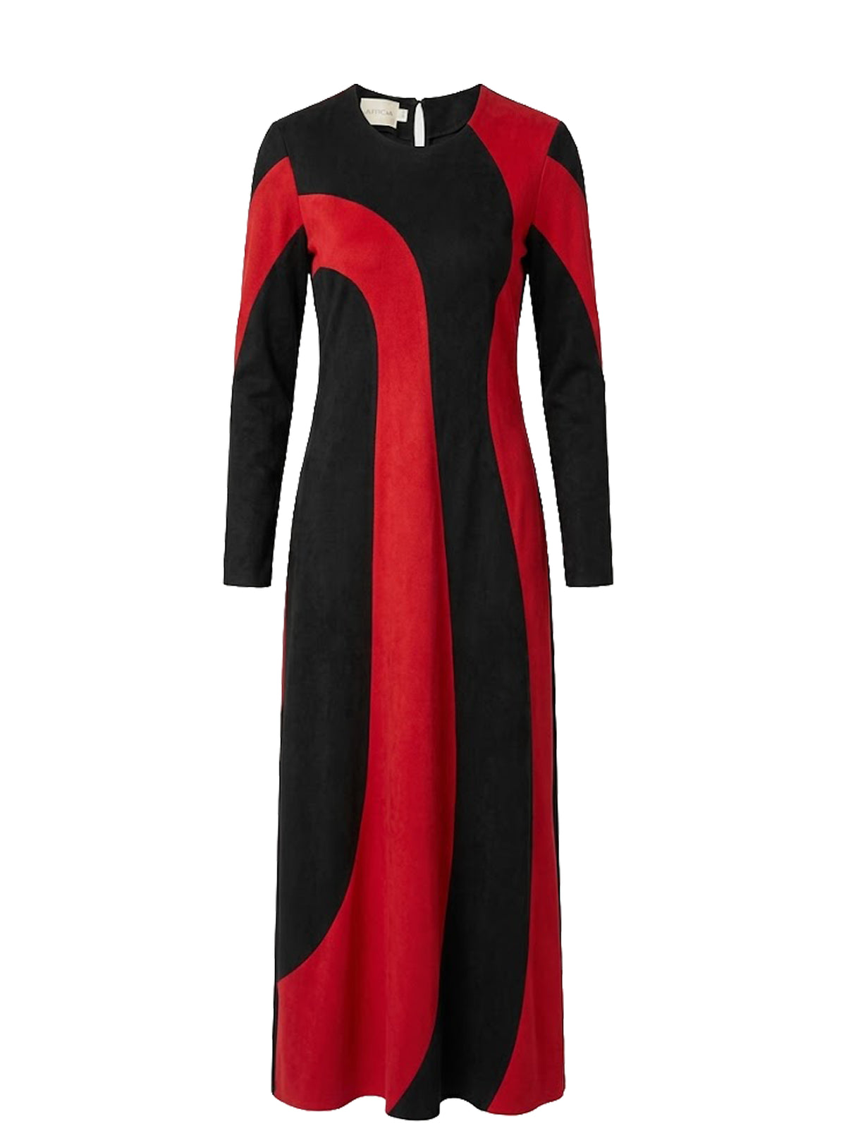 AMAR DRESS BLACK/RED