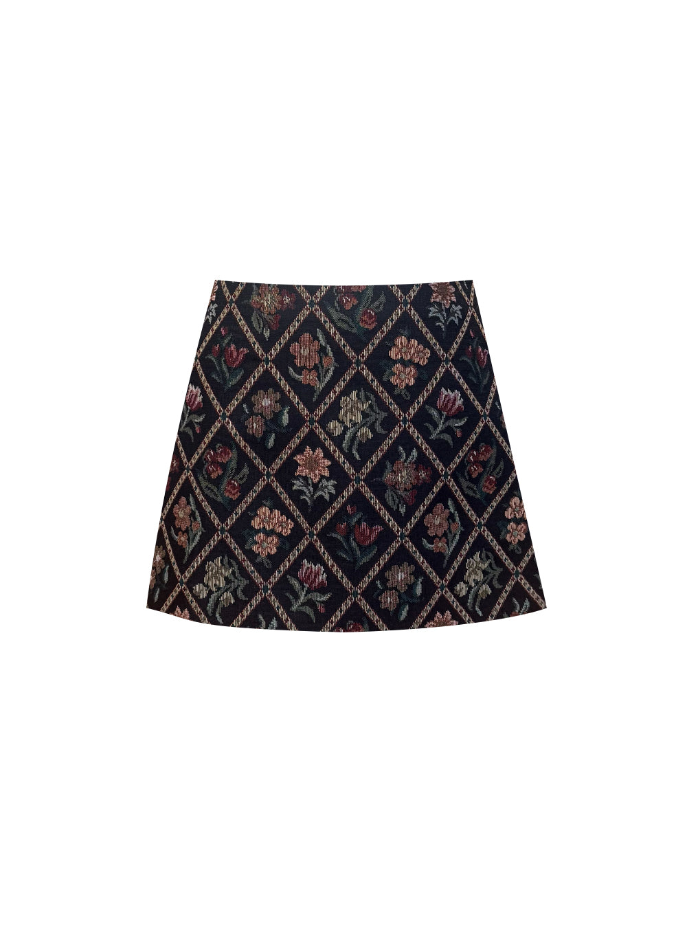 INES SKIRT JACQUARD FLEURI