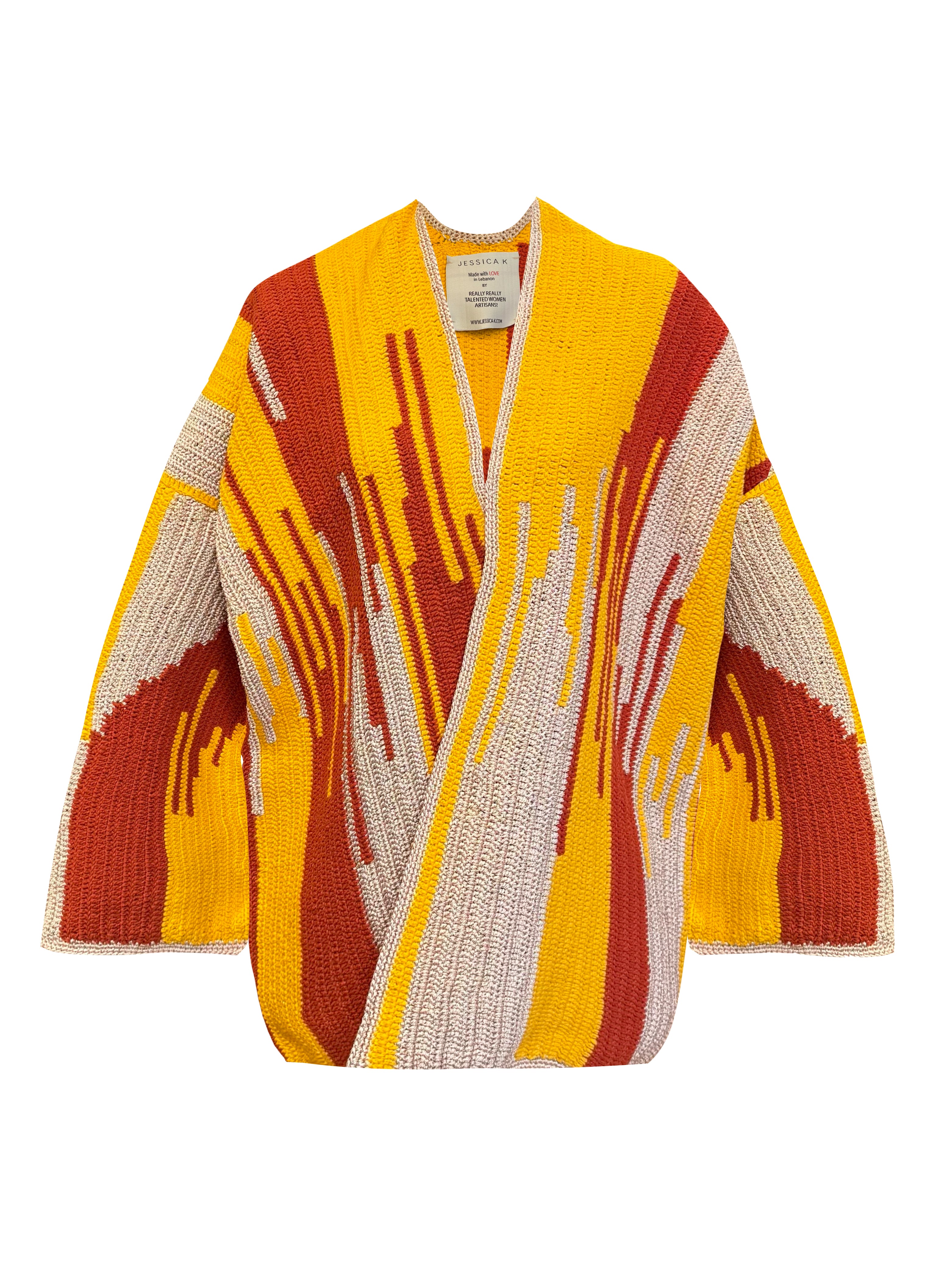 JADE JACKET BRICK/GOLD/MUSTARD