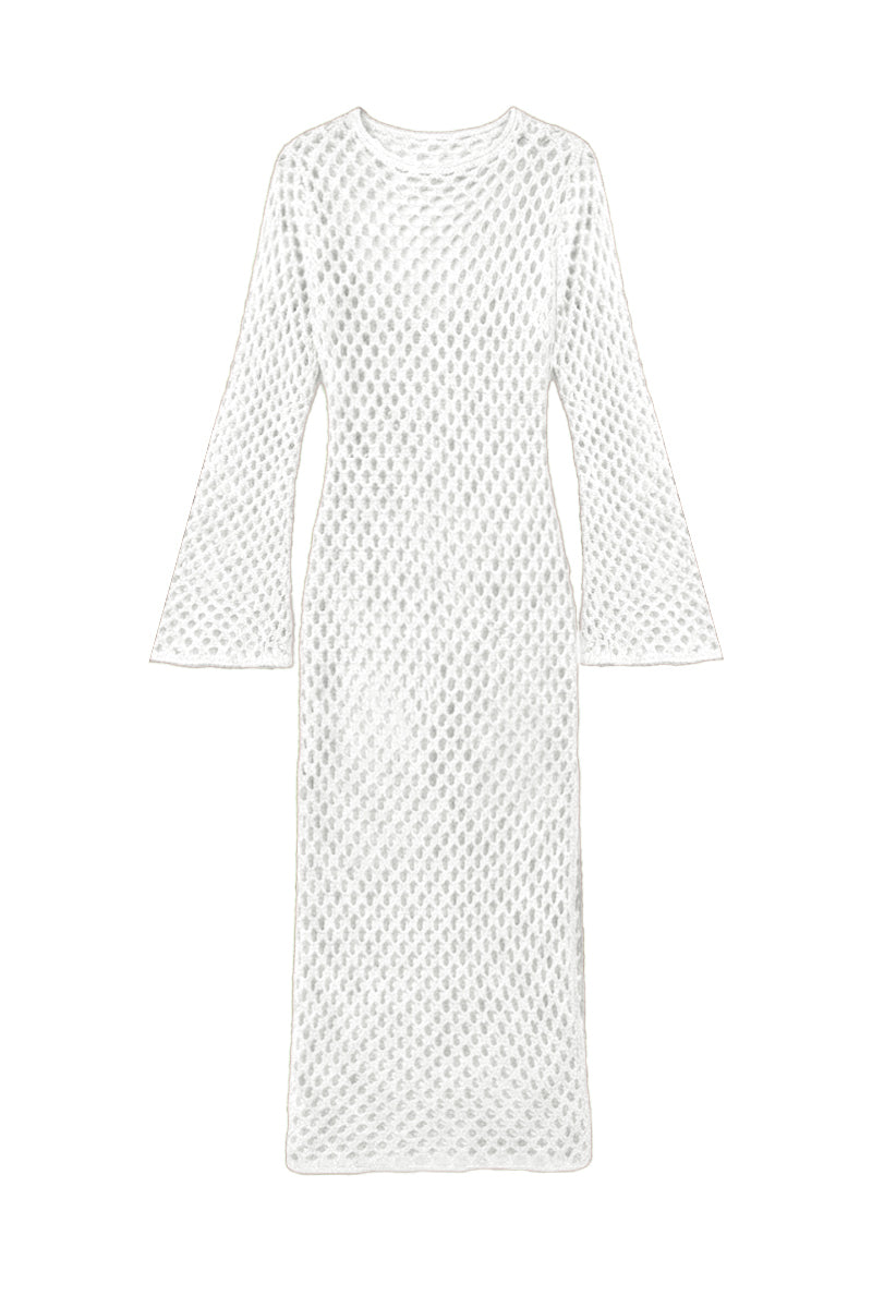 JUNE DRESS WHITE OS