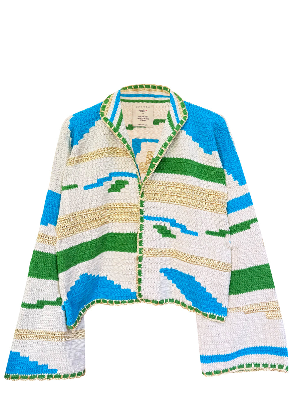 KIONA JACKET BEIGE/GREEN OS