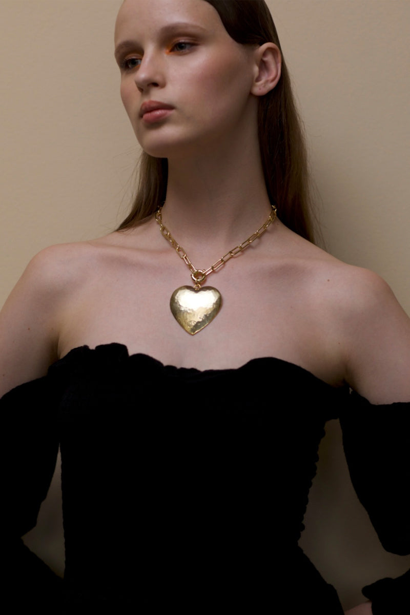 LARVA NECKLACE GOLD