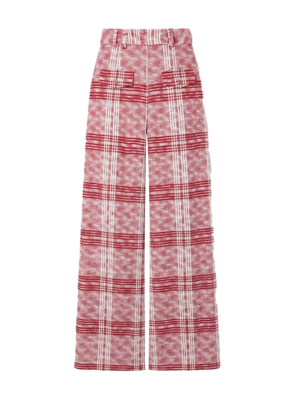 LUCA PANTS CARREAUX RED