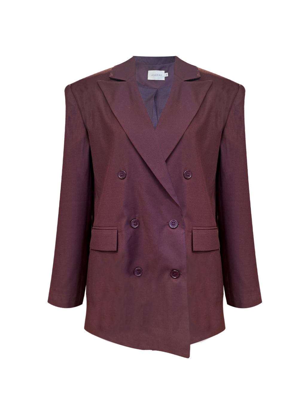 LYRA BLAZER AUBERGINE