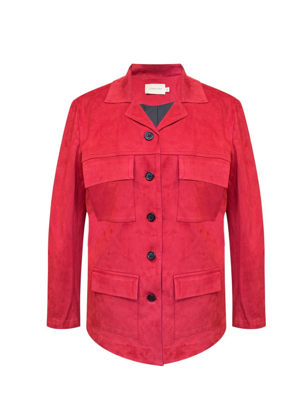 NIX JACKET SUEDE RED