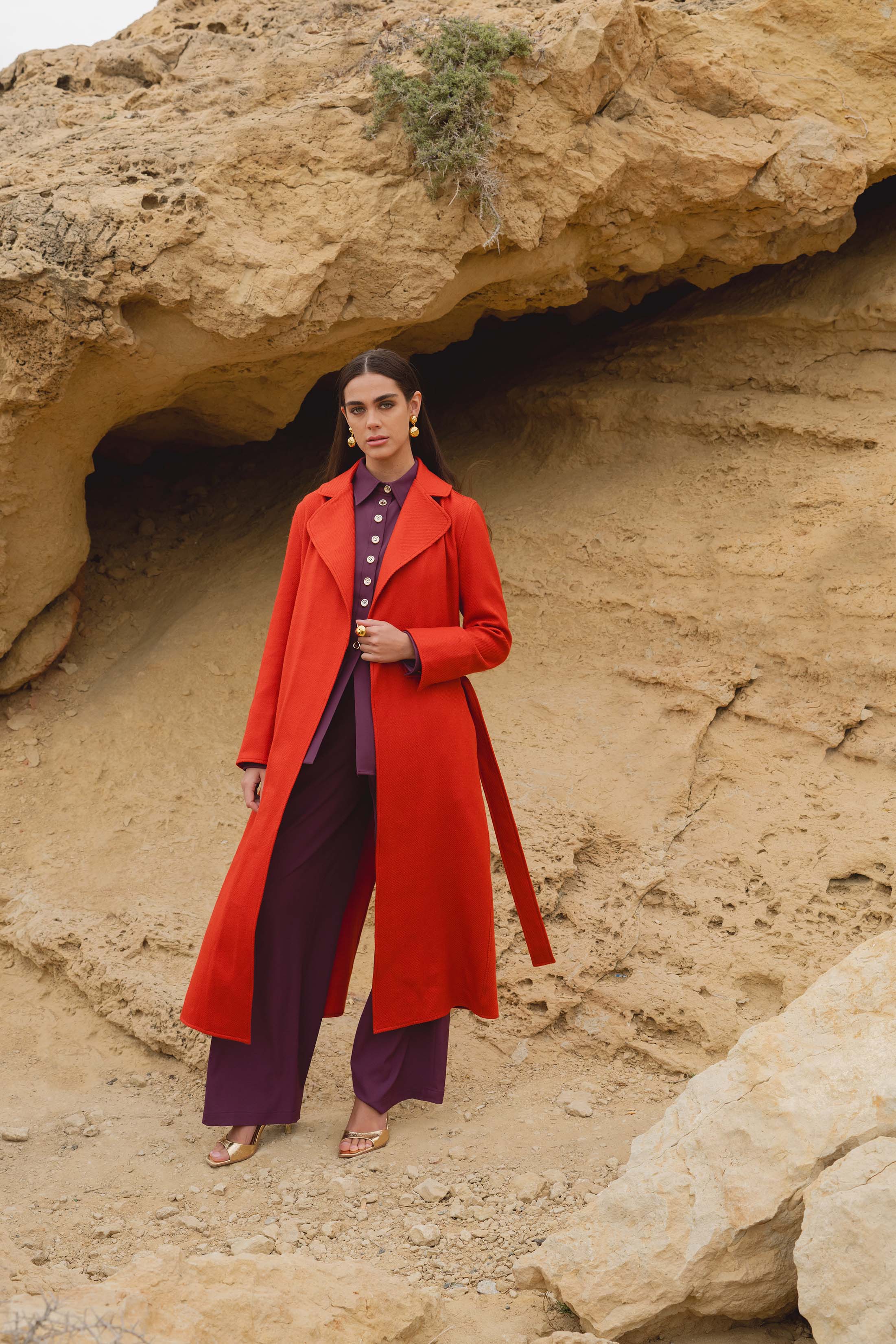 VIONNA JACKET WOOL BRIQUE