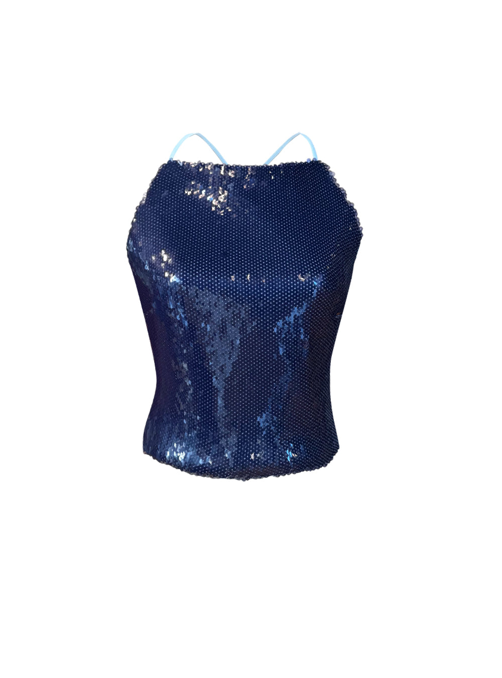 SOLEA TOP PAILLETTE BLUE