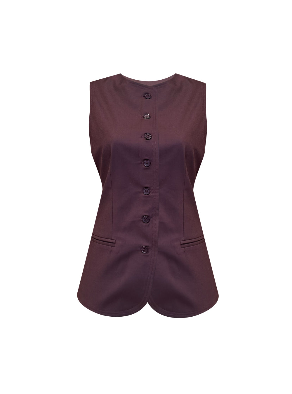 TAR GILET AUBERGINE