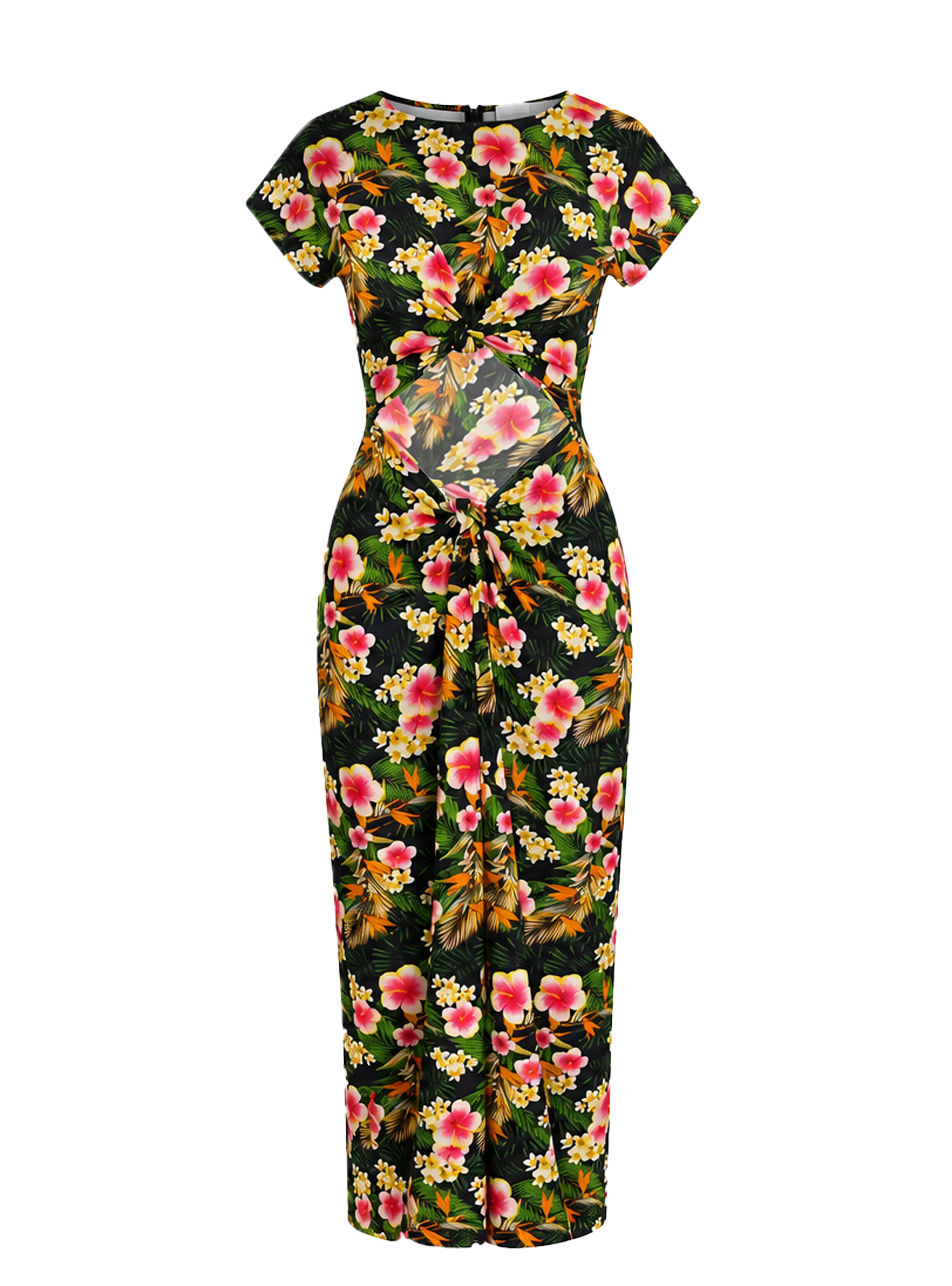 TORSA DRESS HAWAIIAN PRINT