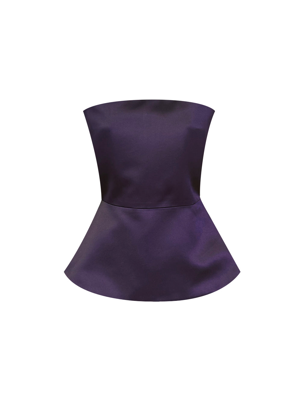 VEYA CORSET AUBERGINE
