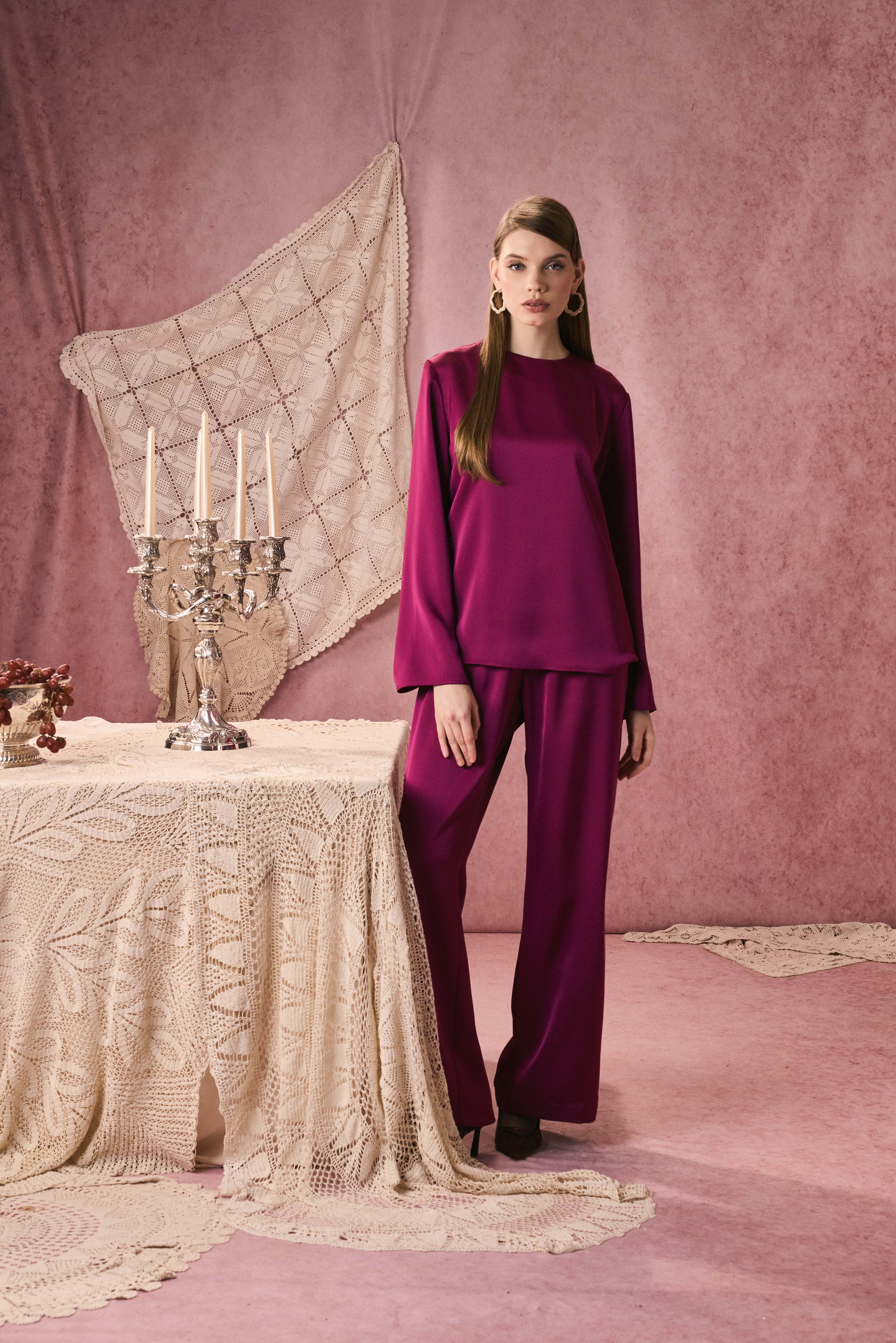 LUCIENNE SET MAGENTA