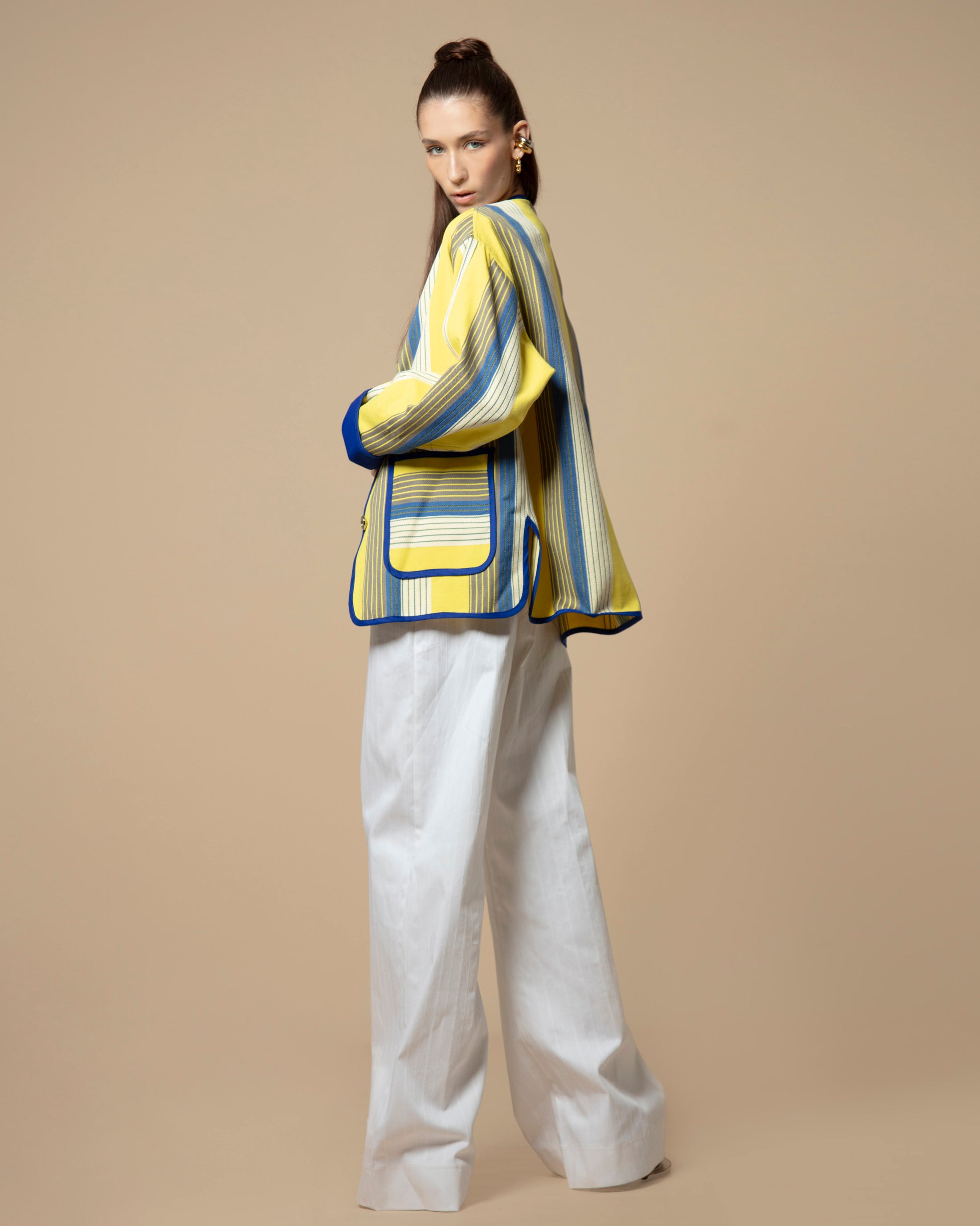 MAGO PANTS JEANS WHITE