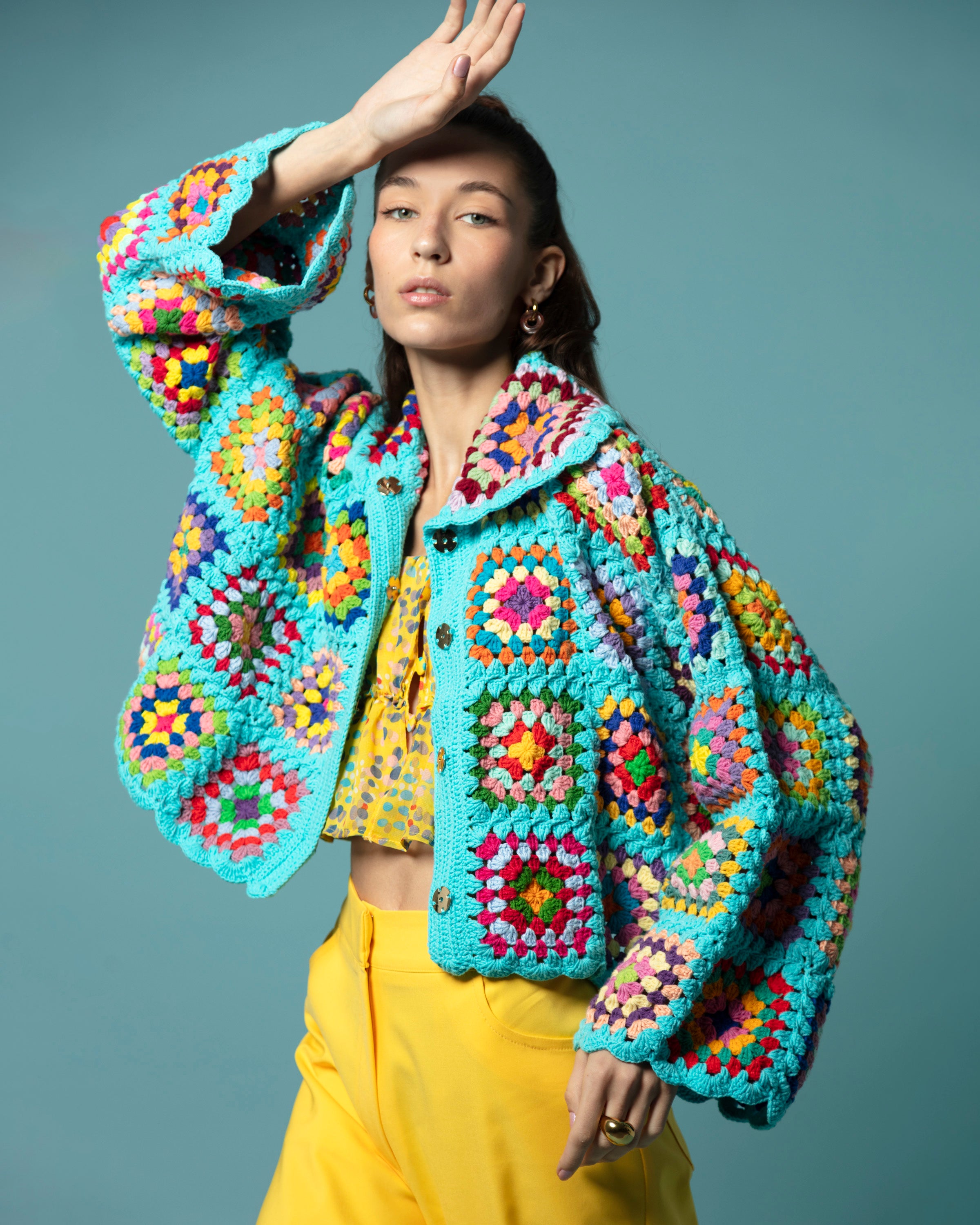 ISABELLA JACKET BLUE SHORT