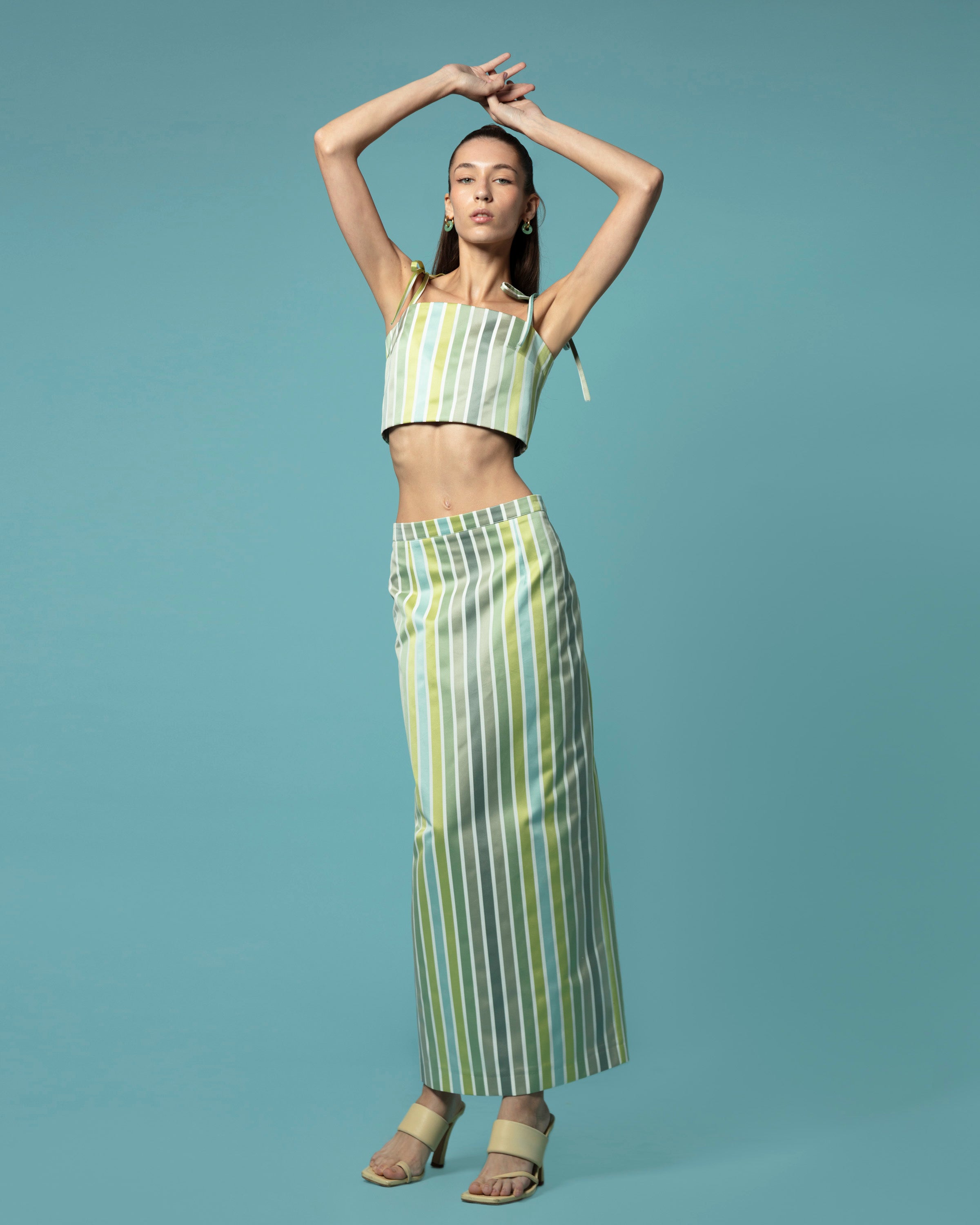 SOLENE SET SOIE SHADES OF GREEN