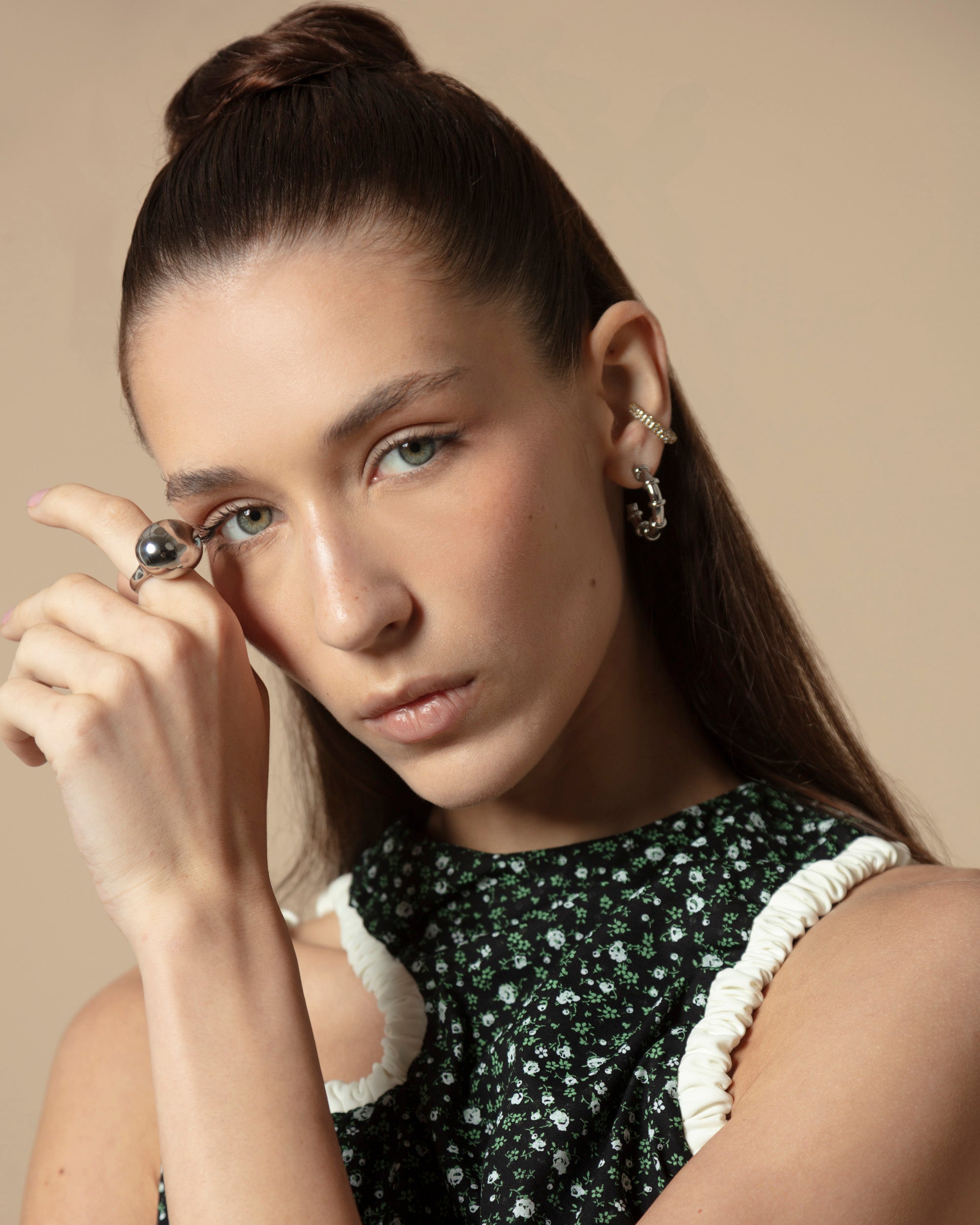 PAVET HOOPS SILVER