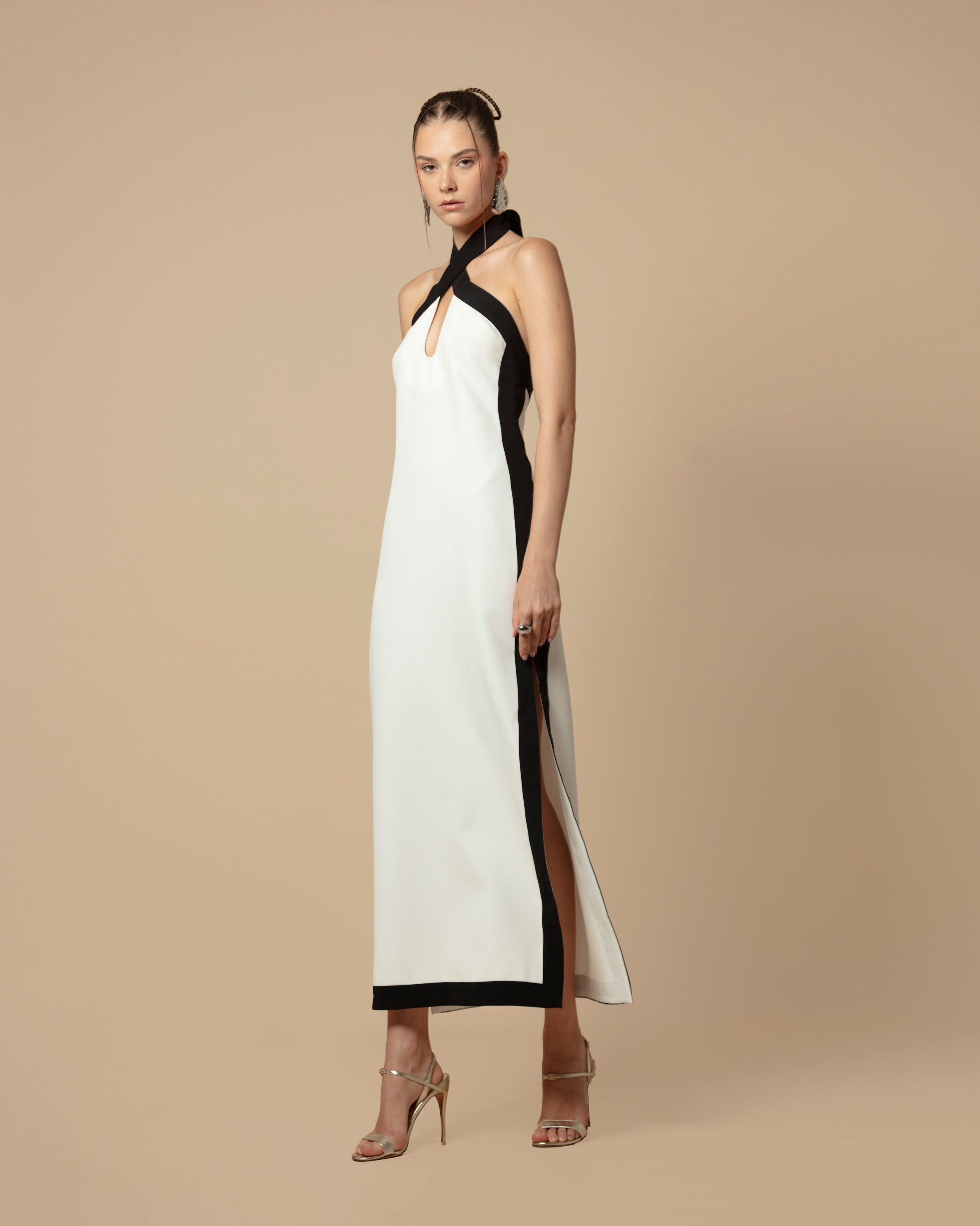 MIRALA DRESS WHITE