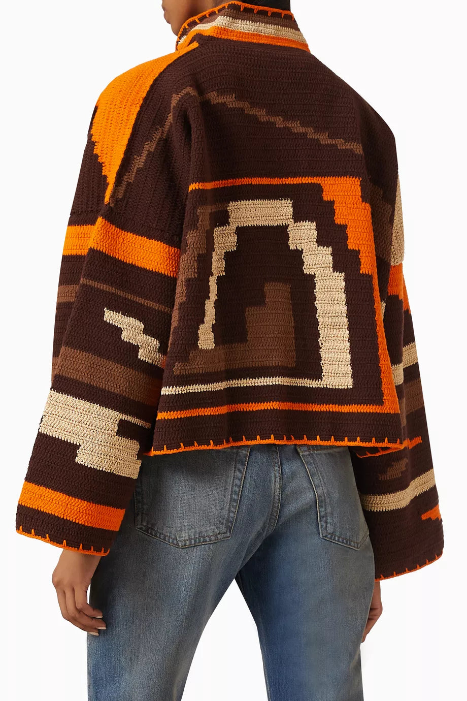 KIONA JACKET BROWN/ORANGE OS