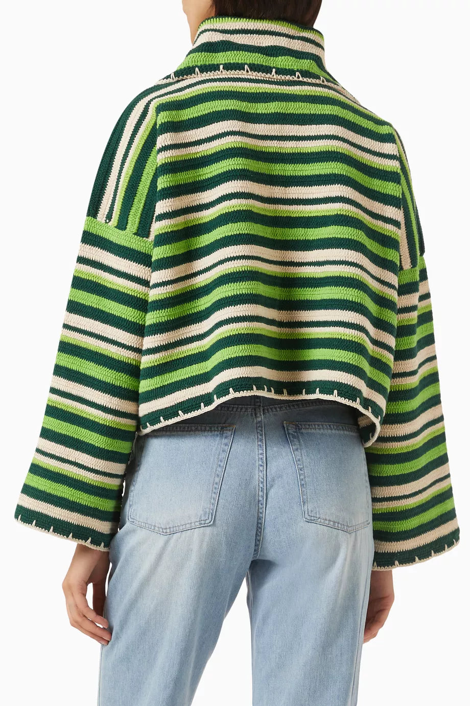 DARIA JACKET SHADES OF GREEN OS
