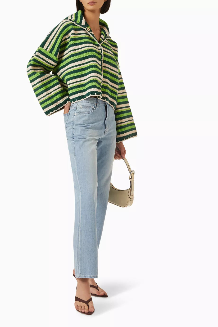 DARIA JACKET SHADES OF GREEN OS