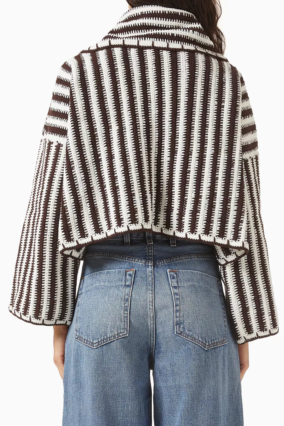 DARIA JACKET BROWN/WHITE OS