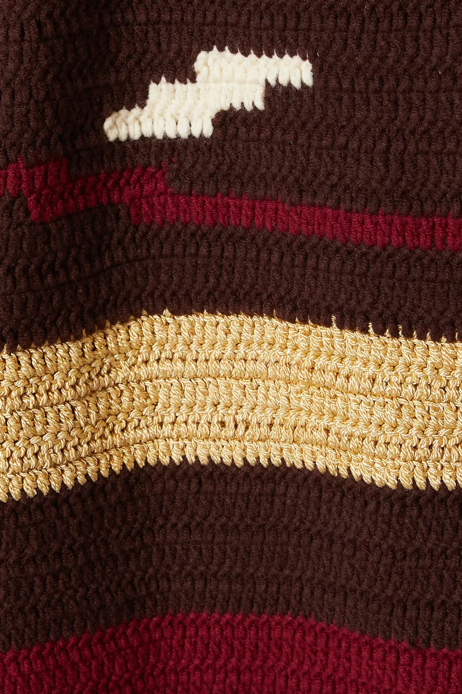 KIONA JACKET LONG BROWN/BURGUNDY OS