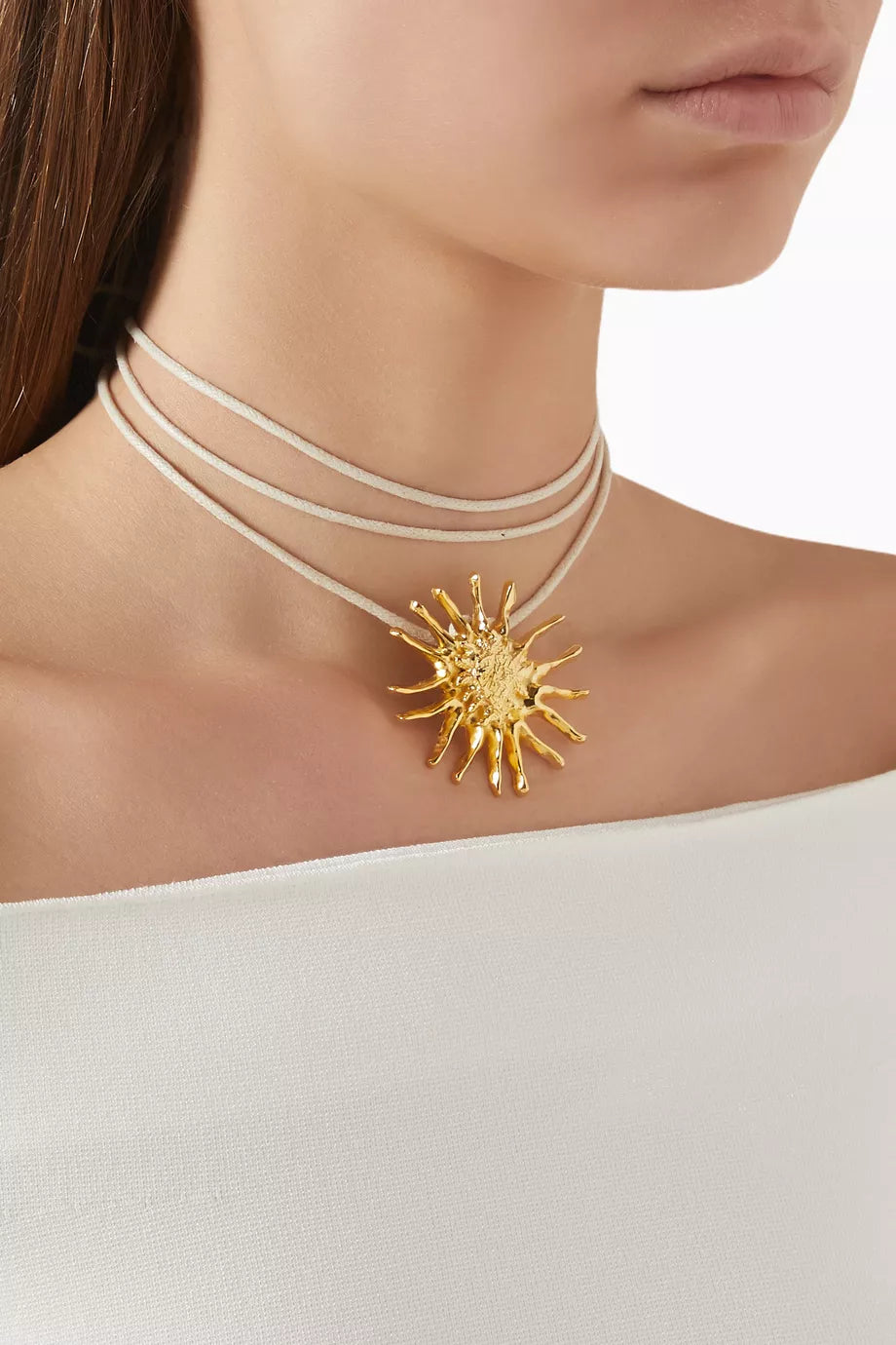 SOLEIL CHOKER / CORDON BEIGE