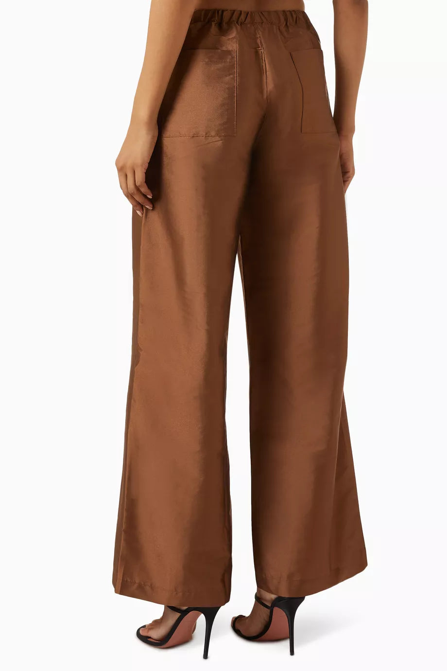 LUNE PANTS TAFFETA BROWN