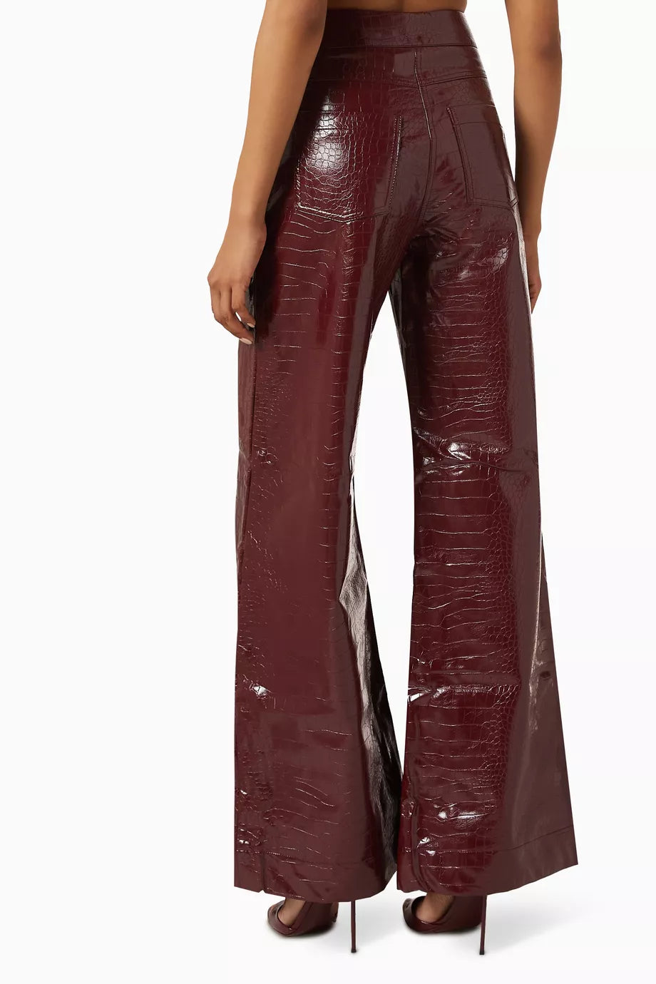 LIONA PANTS CROCO WINE