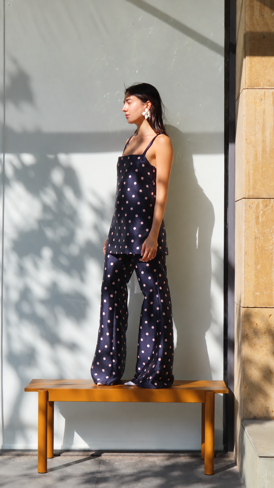 SELENE SET POLKADOT NAVY
