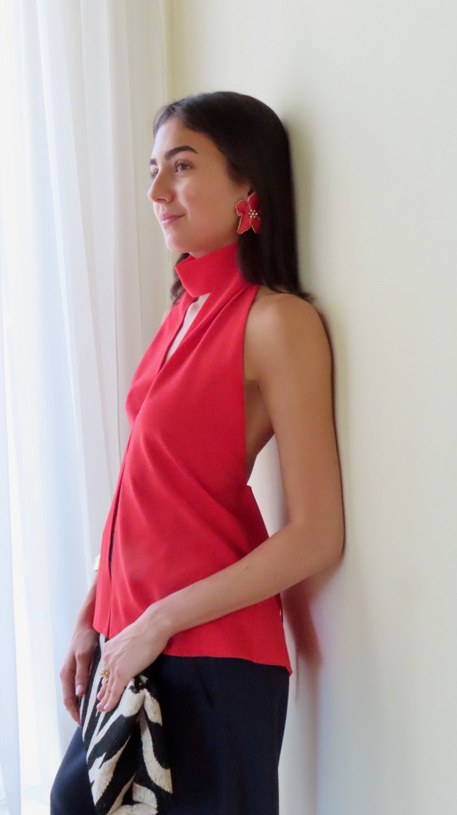 KELLY TOP RED
