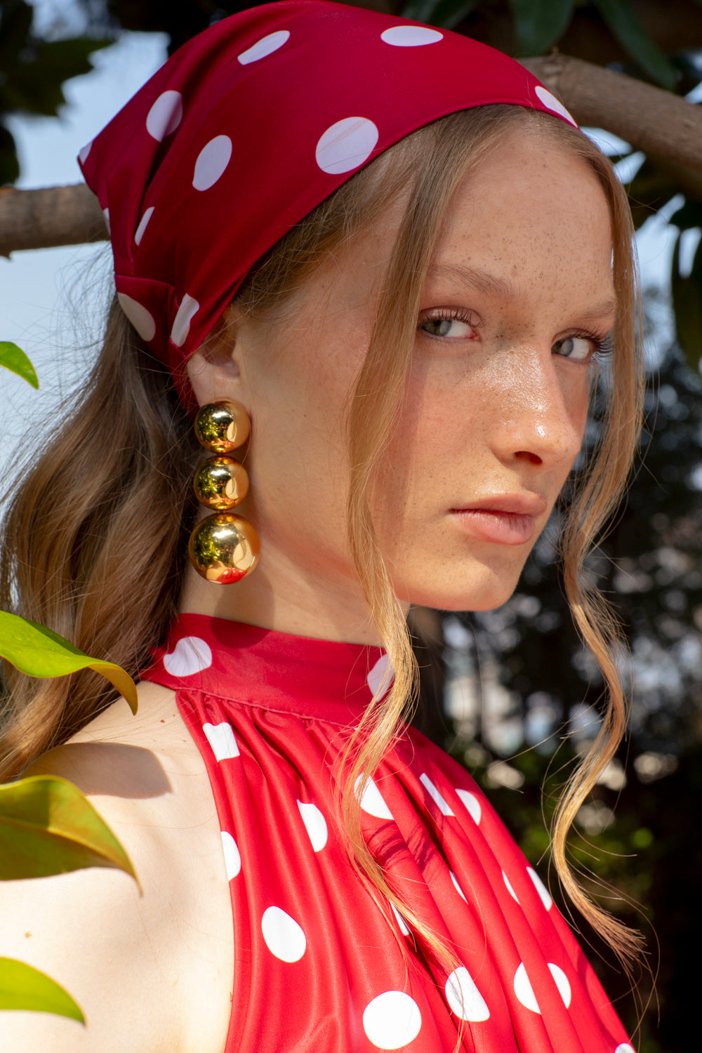 AZURA SET RED POLKADOT