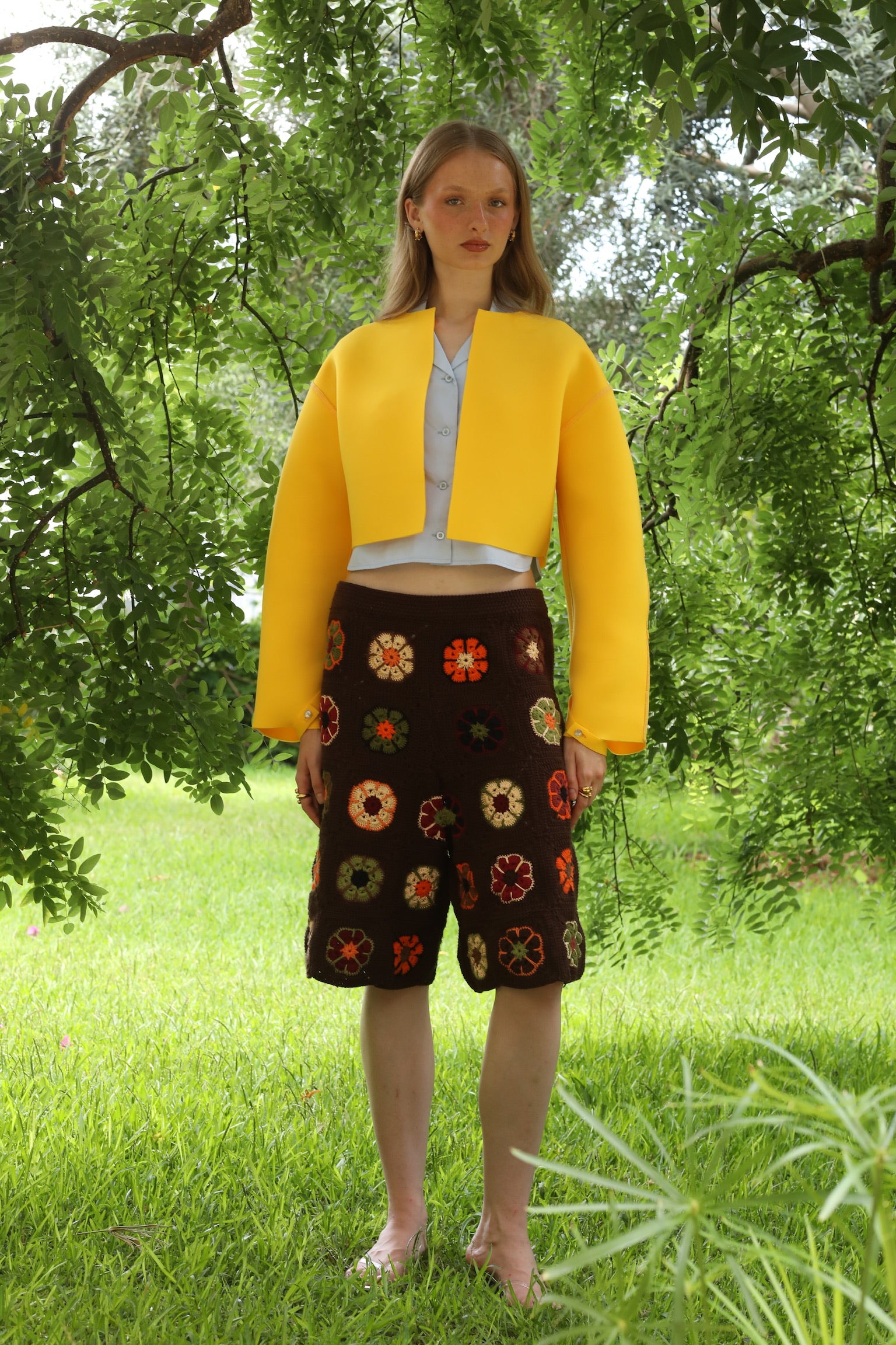 LUMIS JACKET SHORT YELLOW