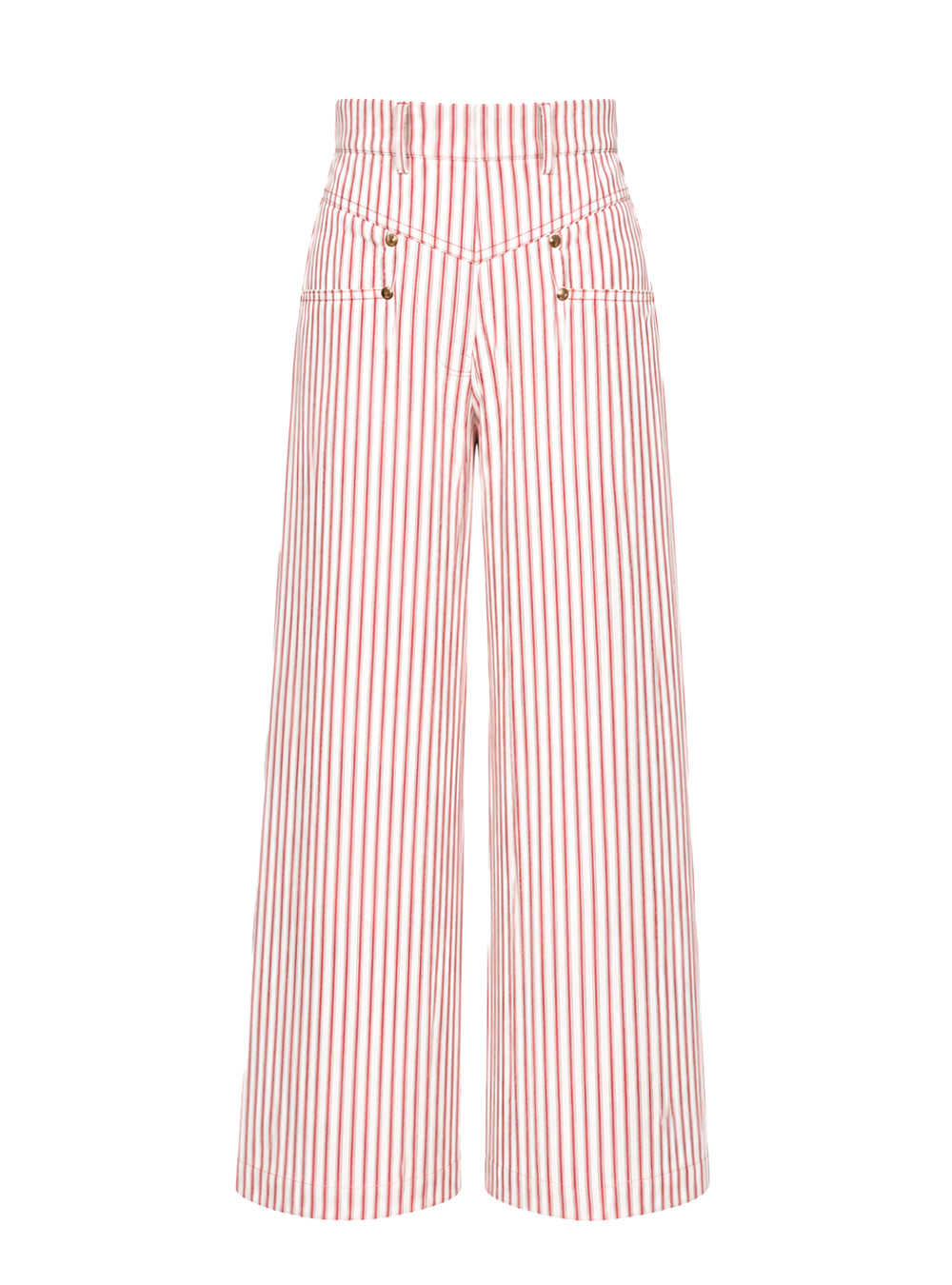 ALEKO PANTS RED STRIPED