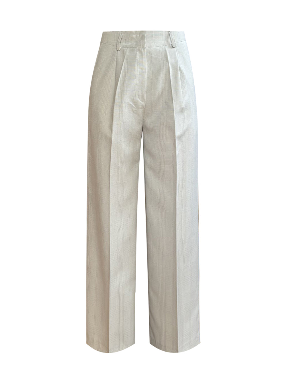 ALISSON PANTS OFFWHITE CARREAUX