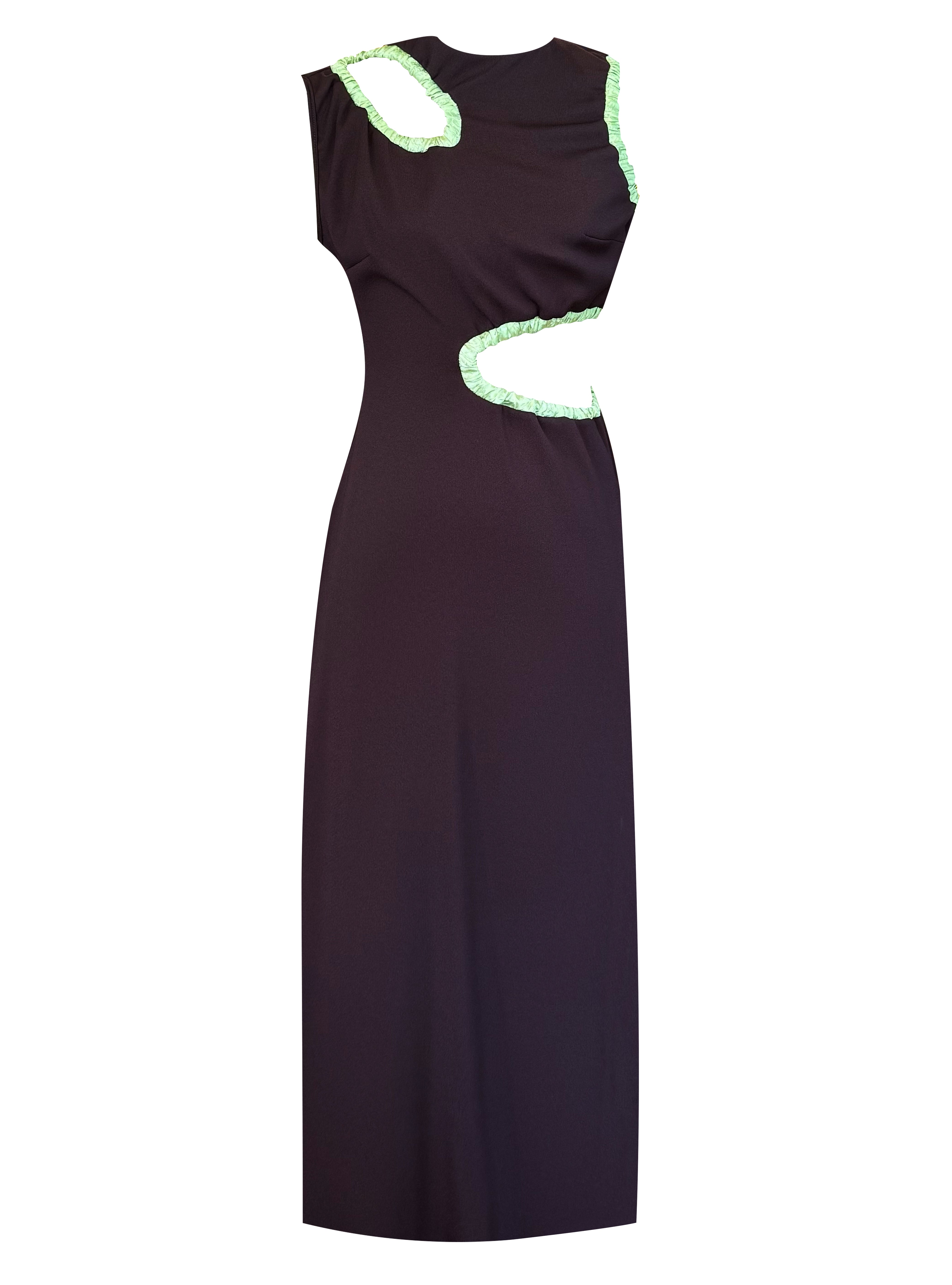 AMANITA DRESS BROWN