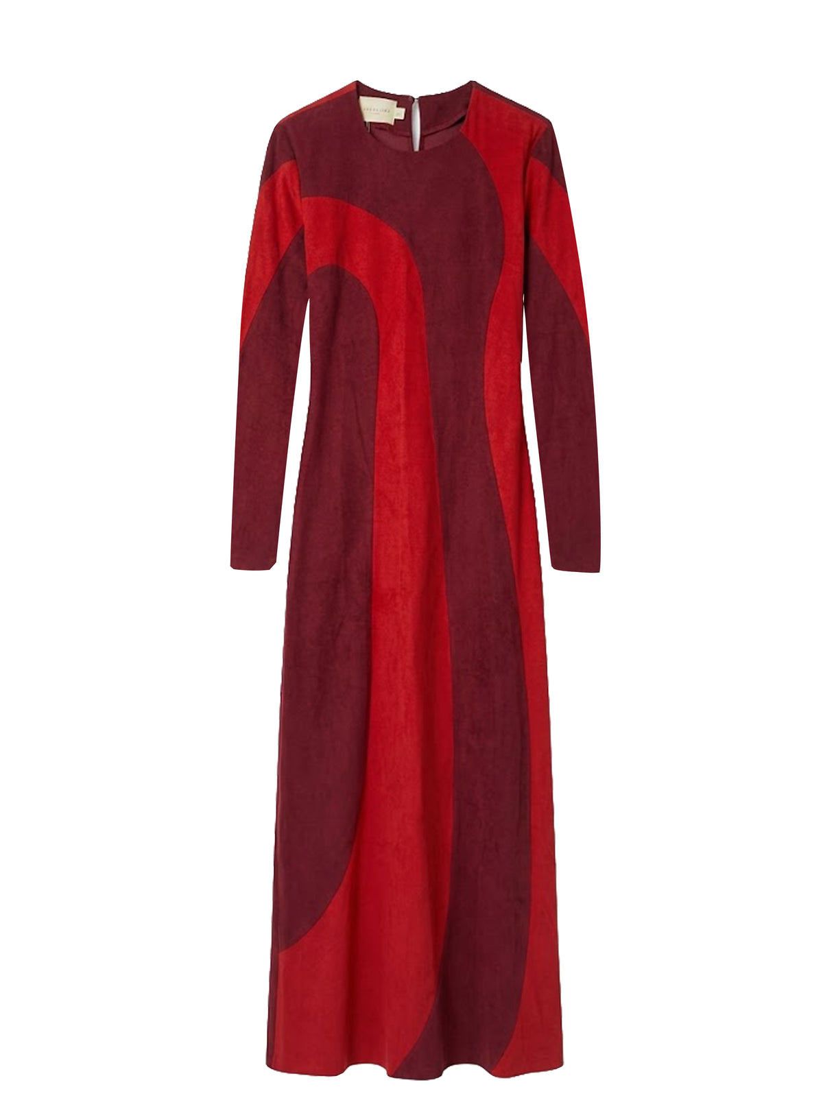 AMAR DRESS BORDEAUX/BRIQUE