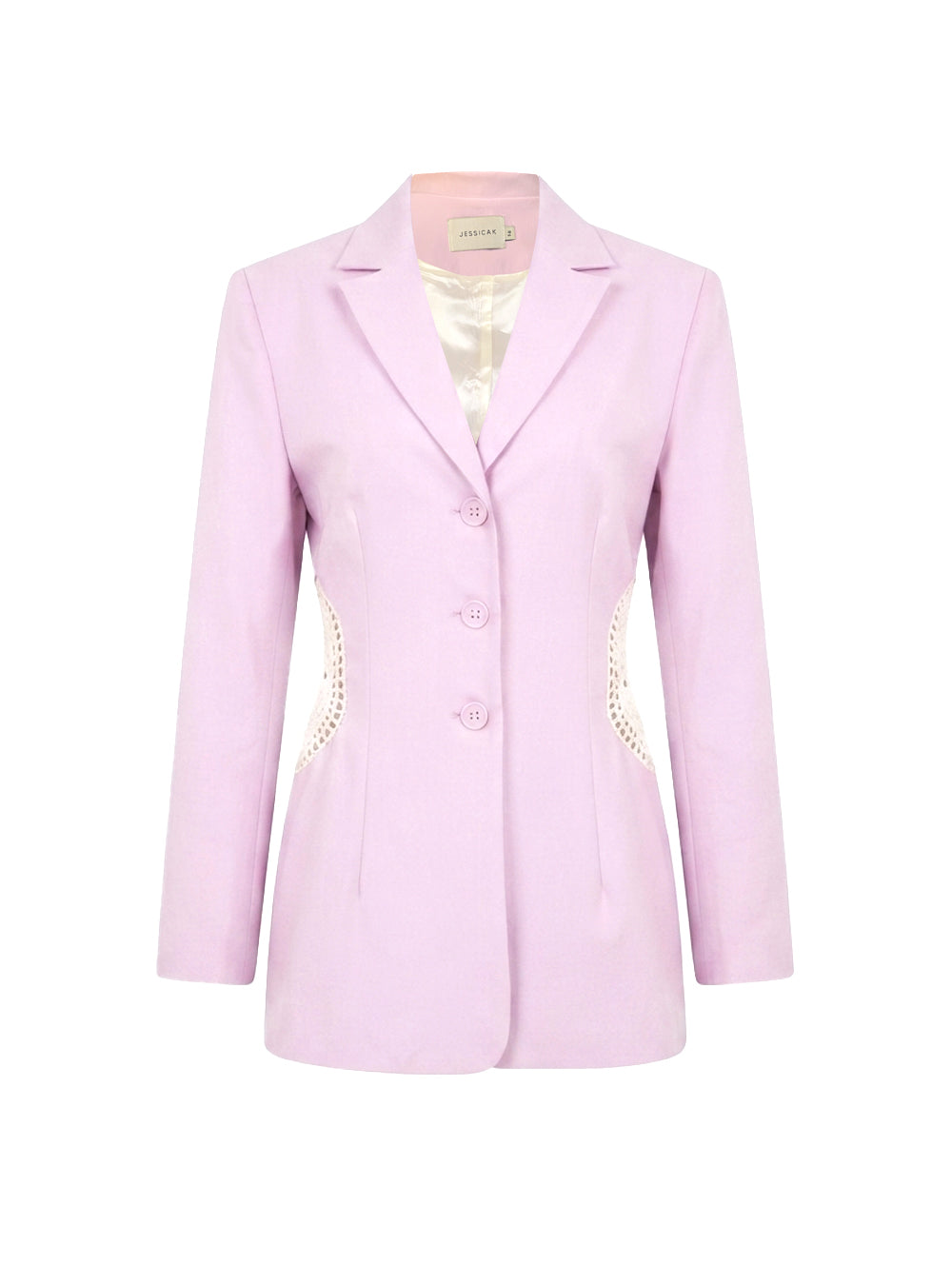 BEIRUT BLAZER PINK WITH CROCHET