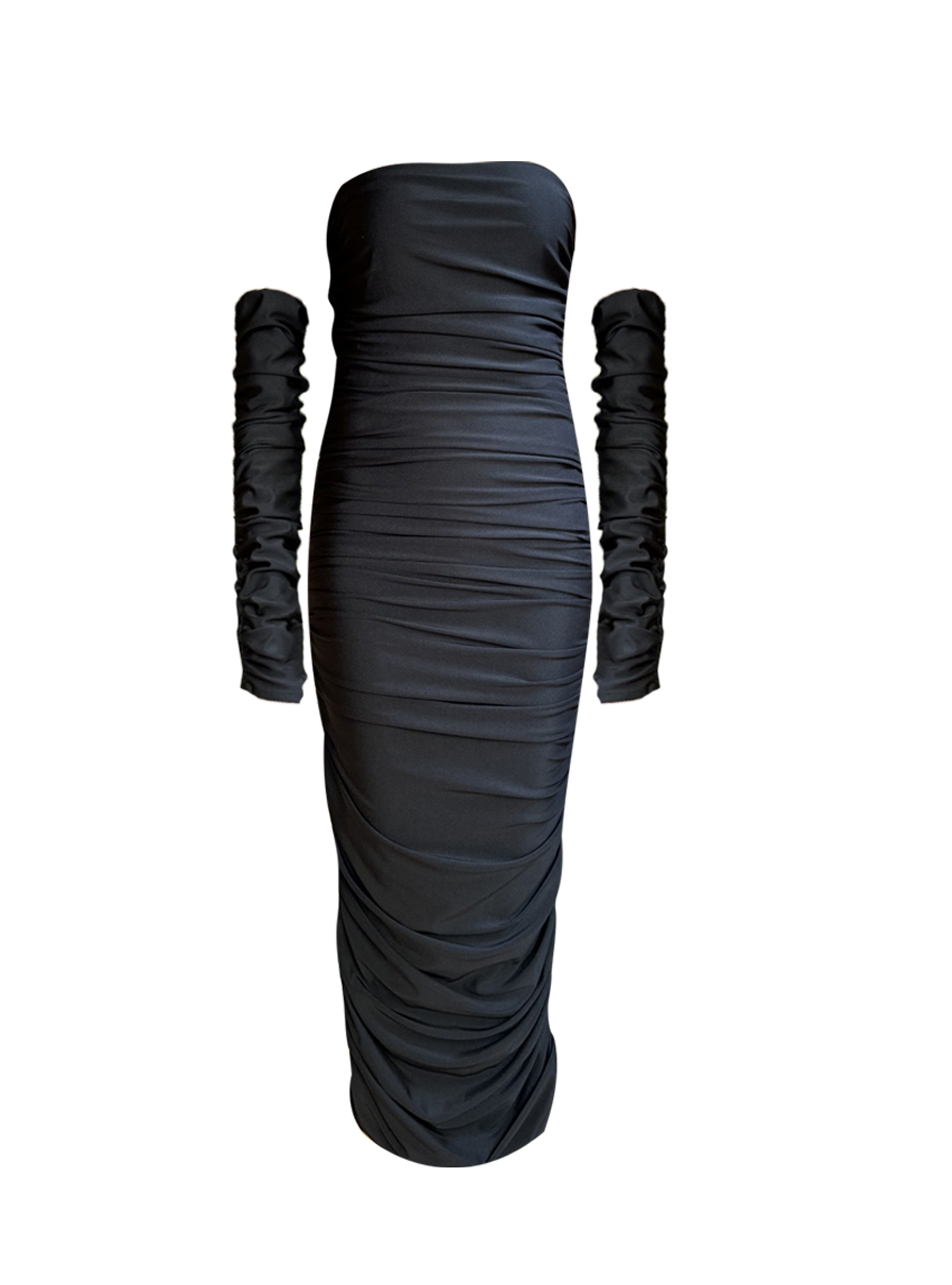 CARDI DRESS BLACK