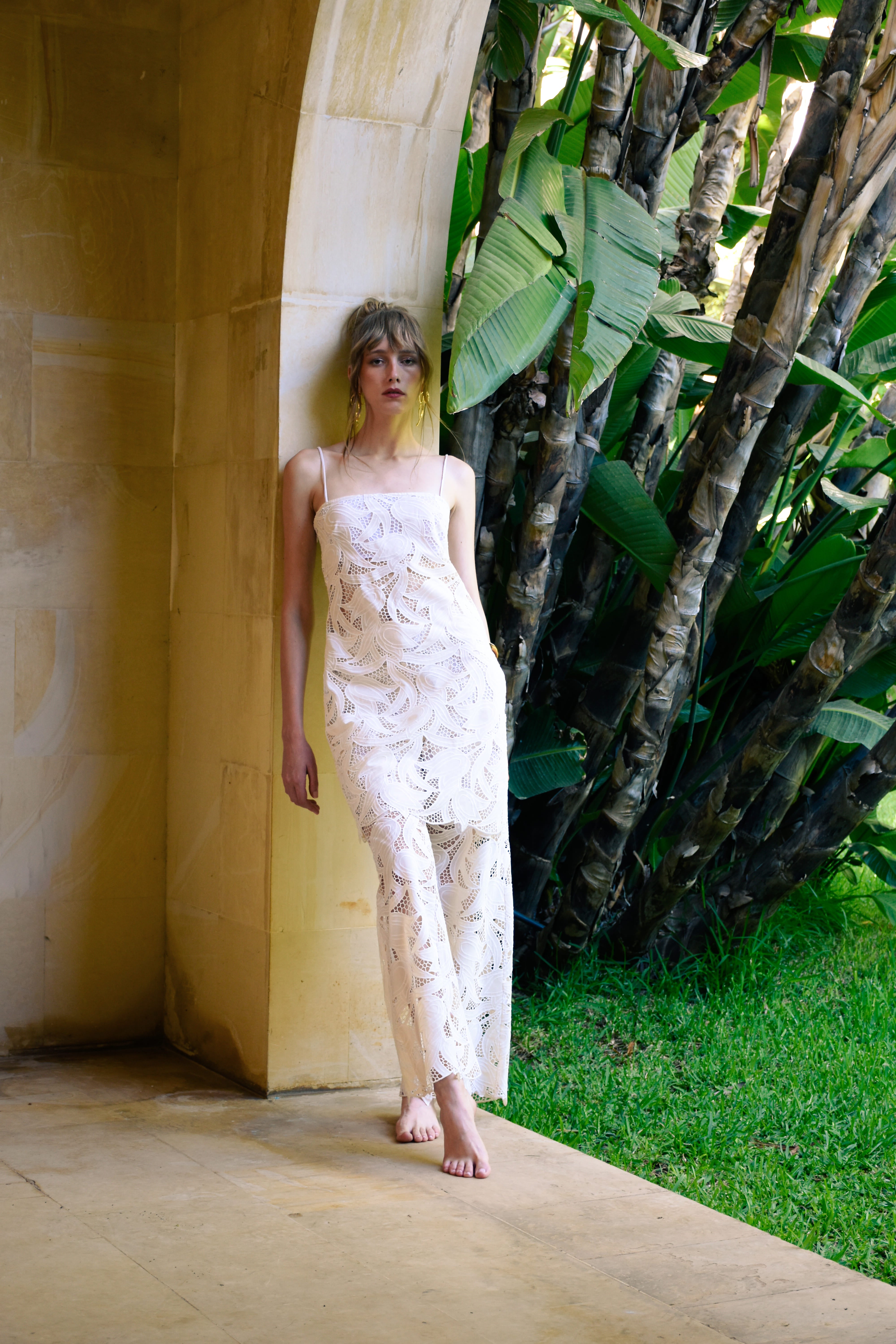 ALEJANDRO DRESS ECRU