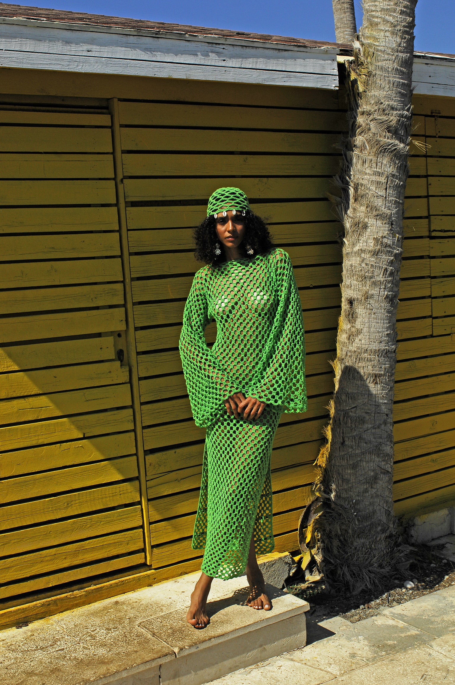JUNE DRESS GREEN