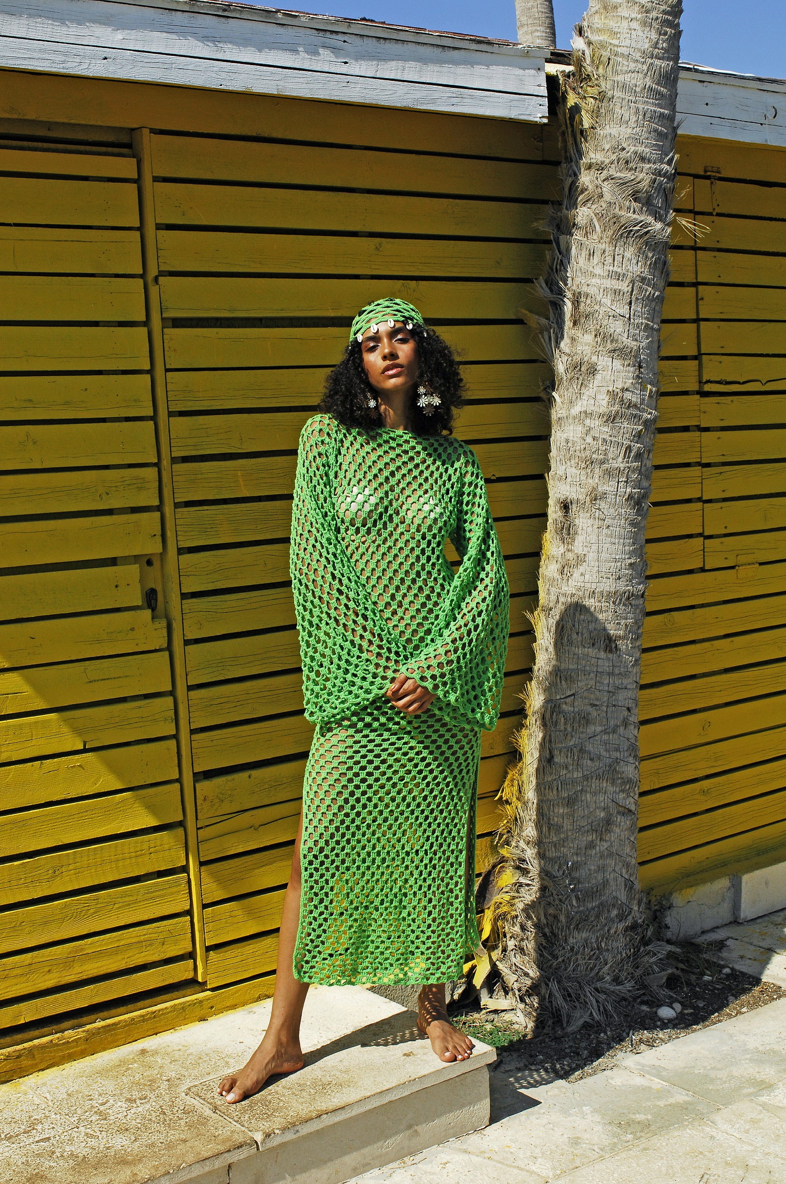 JUNE DRESS GREEN